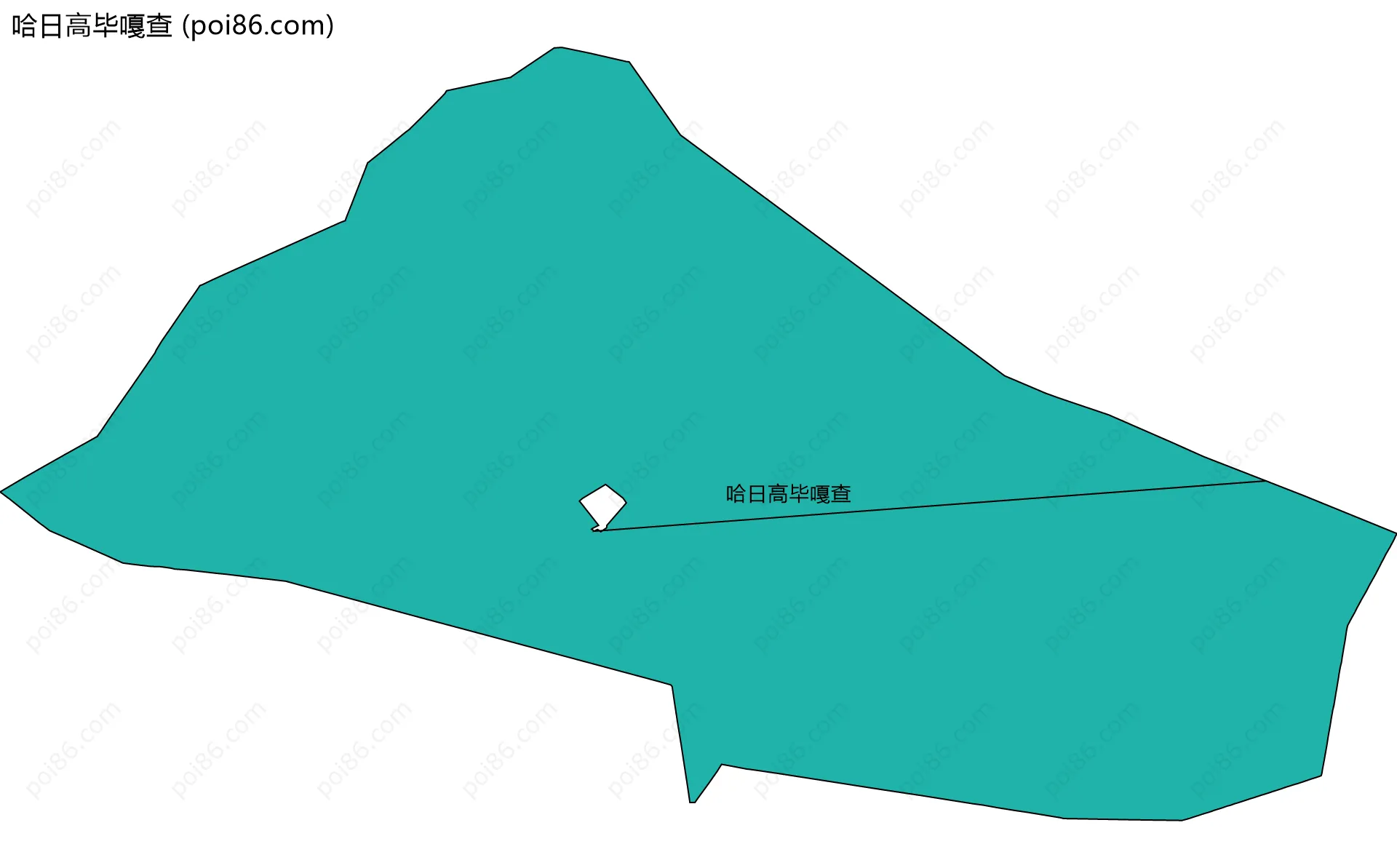 哈日高毕嘎查边界地图