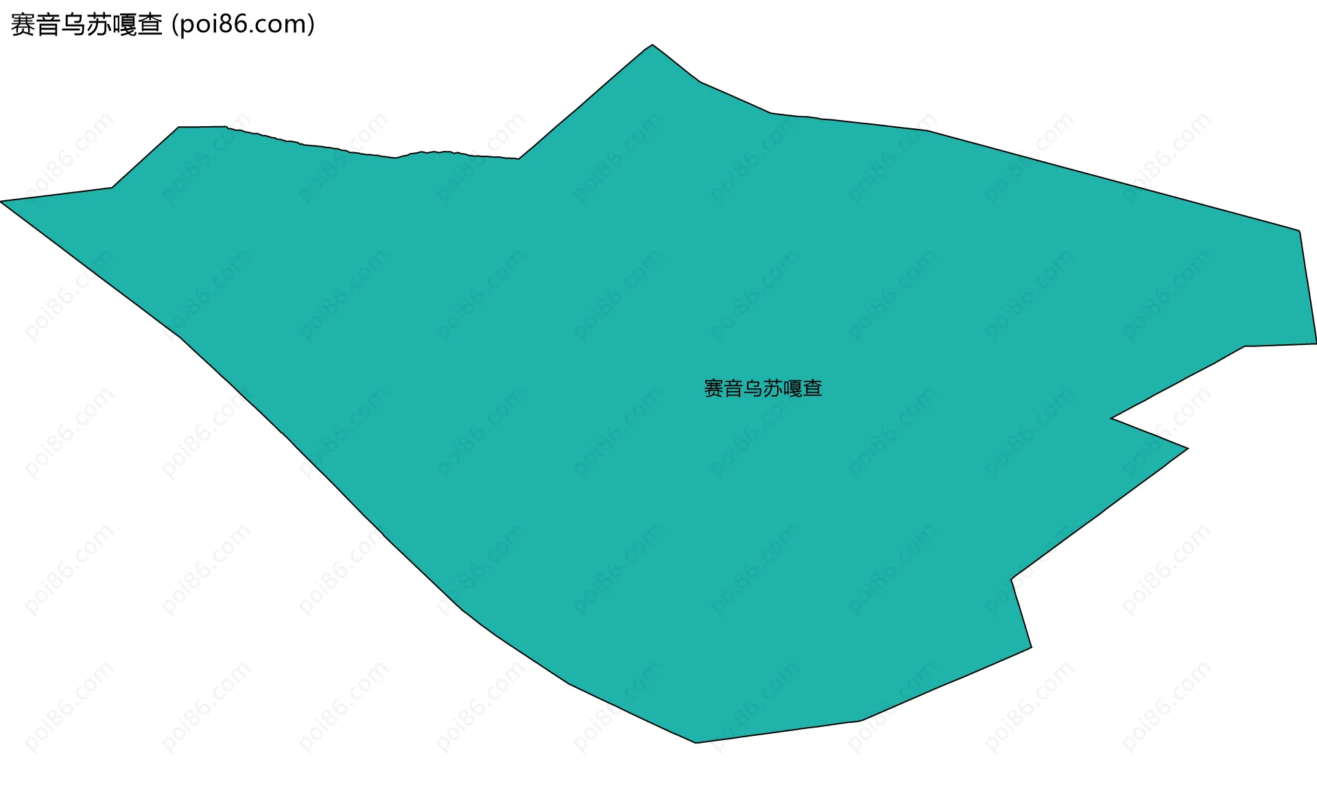 赛音乌苏嘎查边界地图