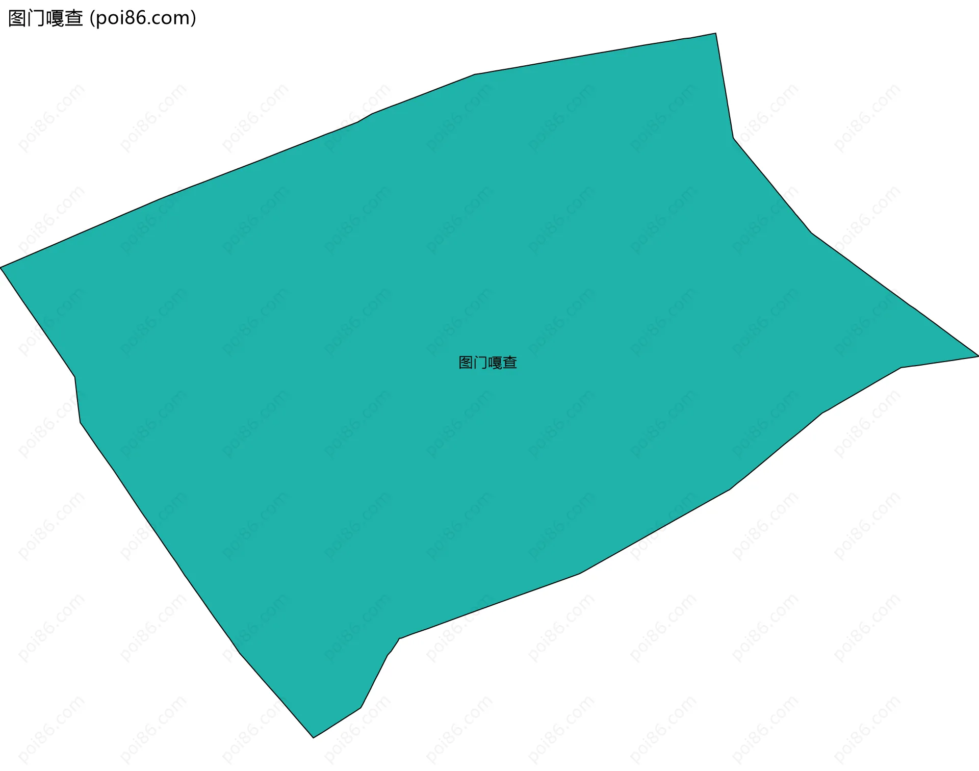 图门嘎查边界地图