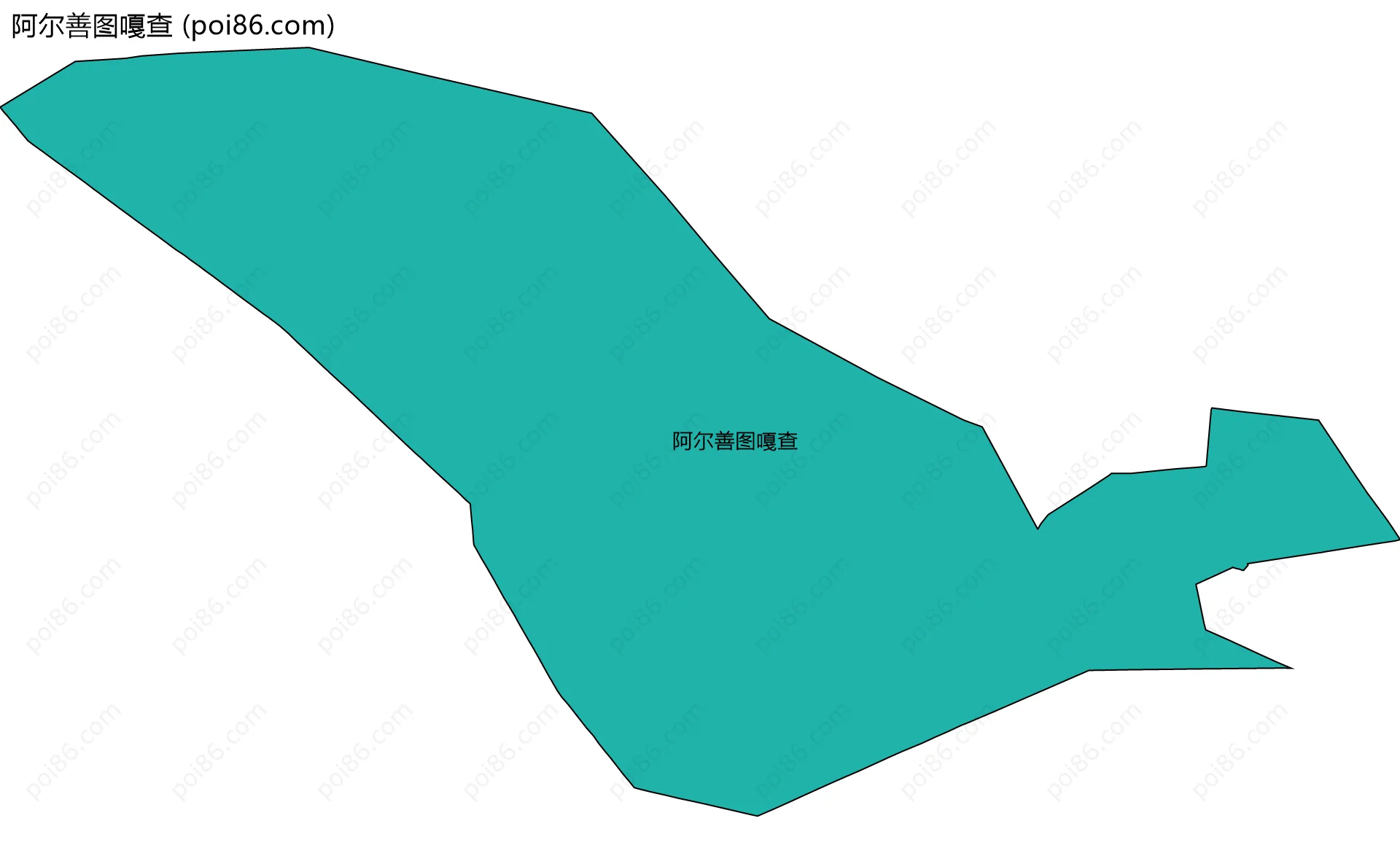 阿尔善图嘎查边界地图