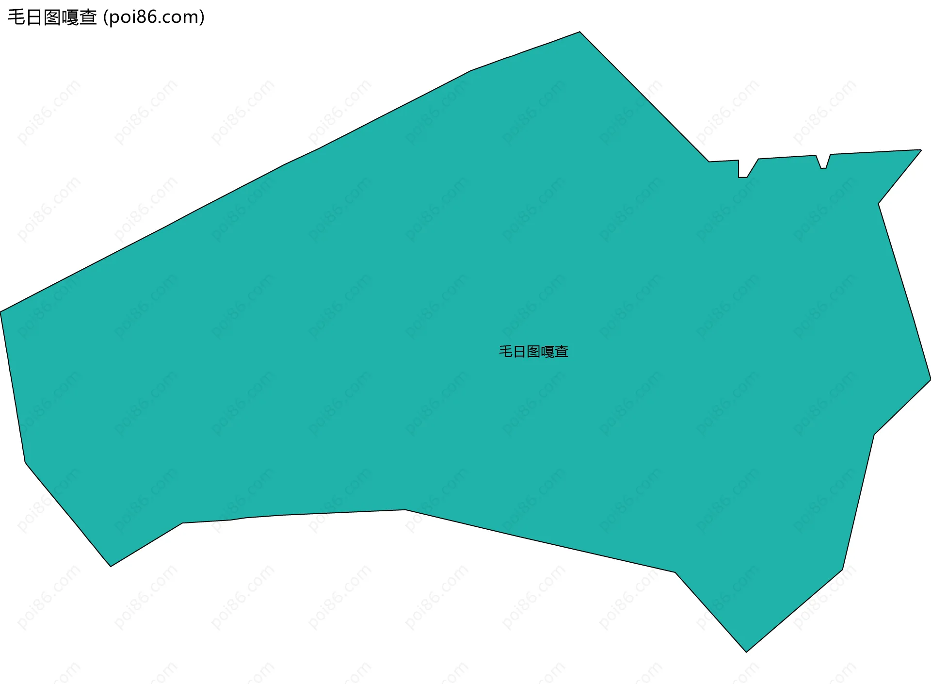毛日图嘎查边界地图