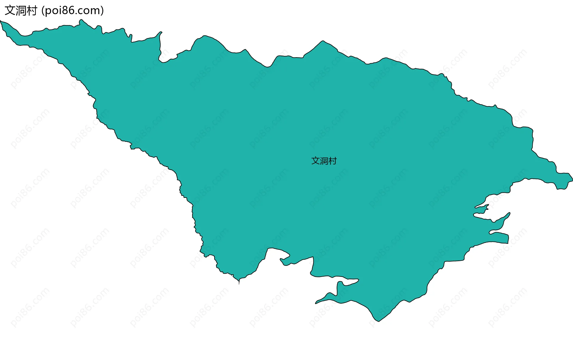 文洞村边界地图
