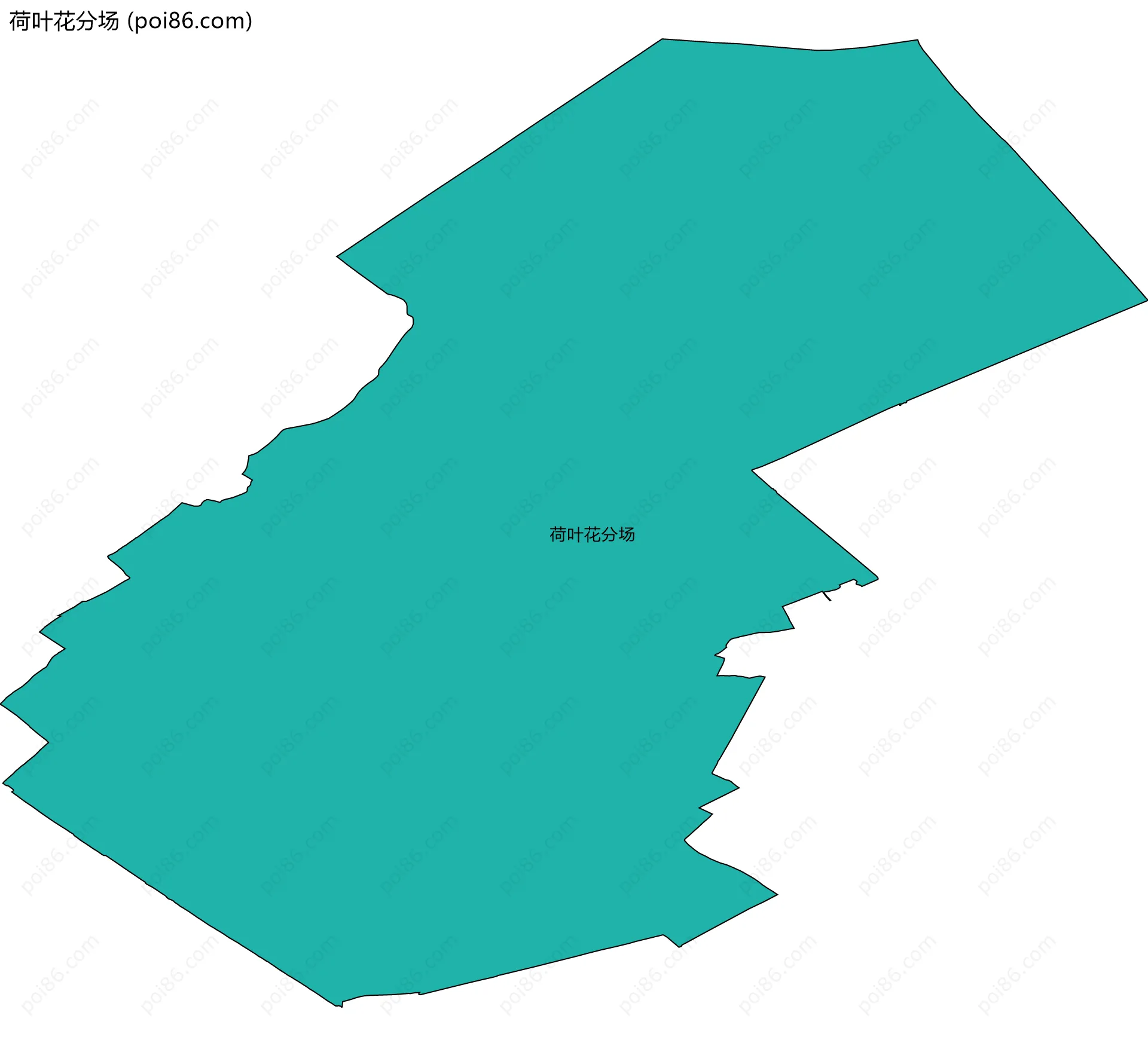 荷叶花分场边界地图