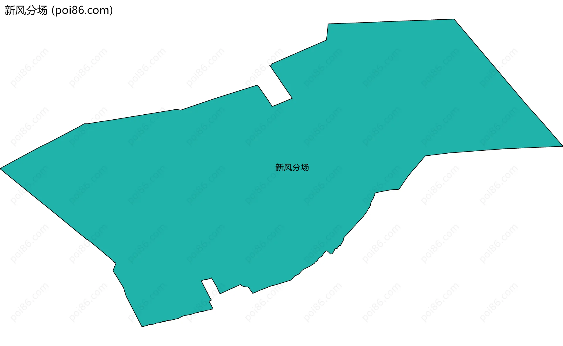 新风分场边界地图