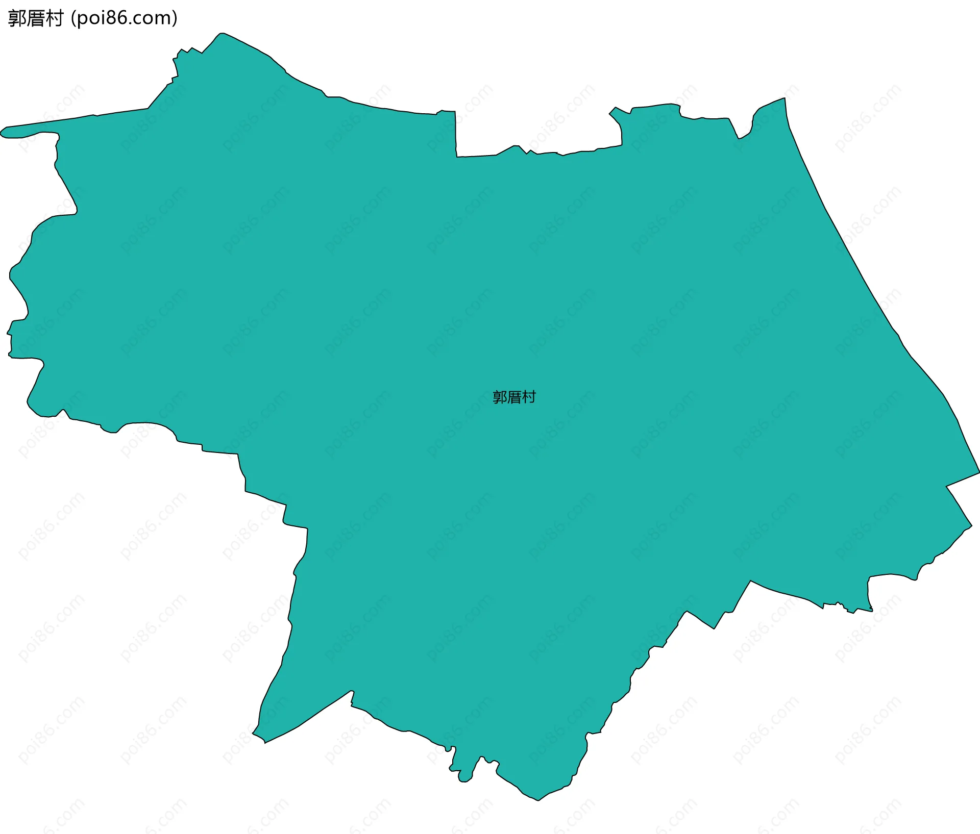 郭厝村边界地图