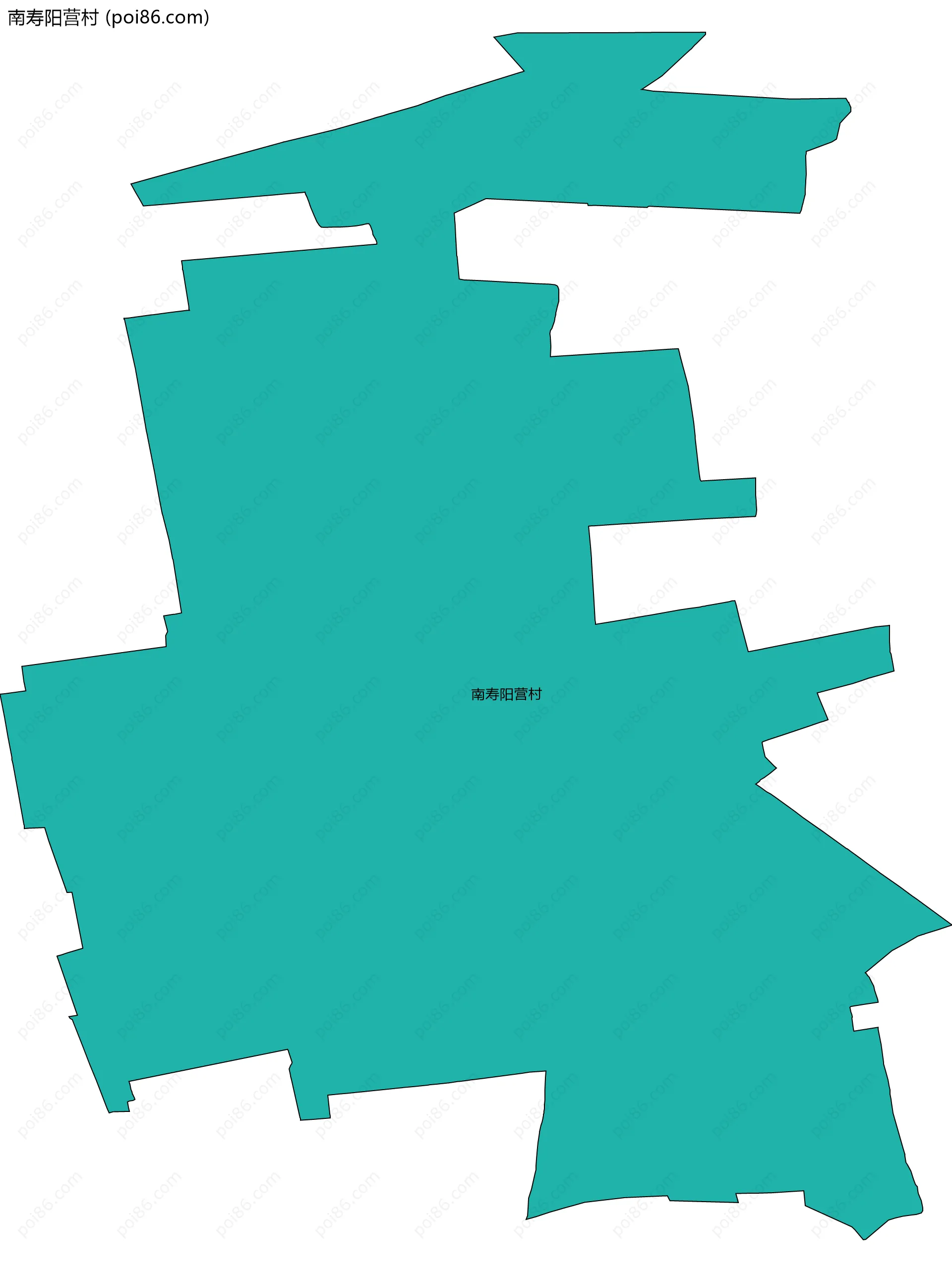 南寿阳营村边界地图