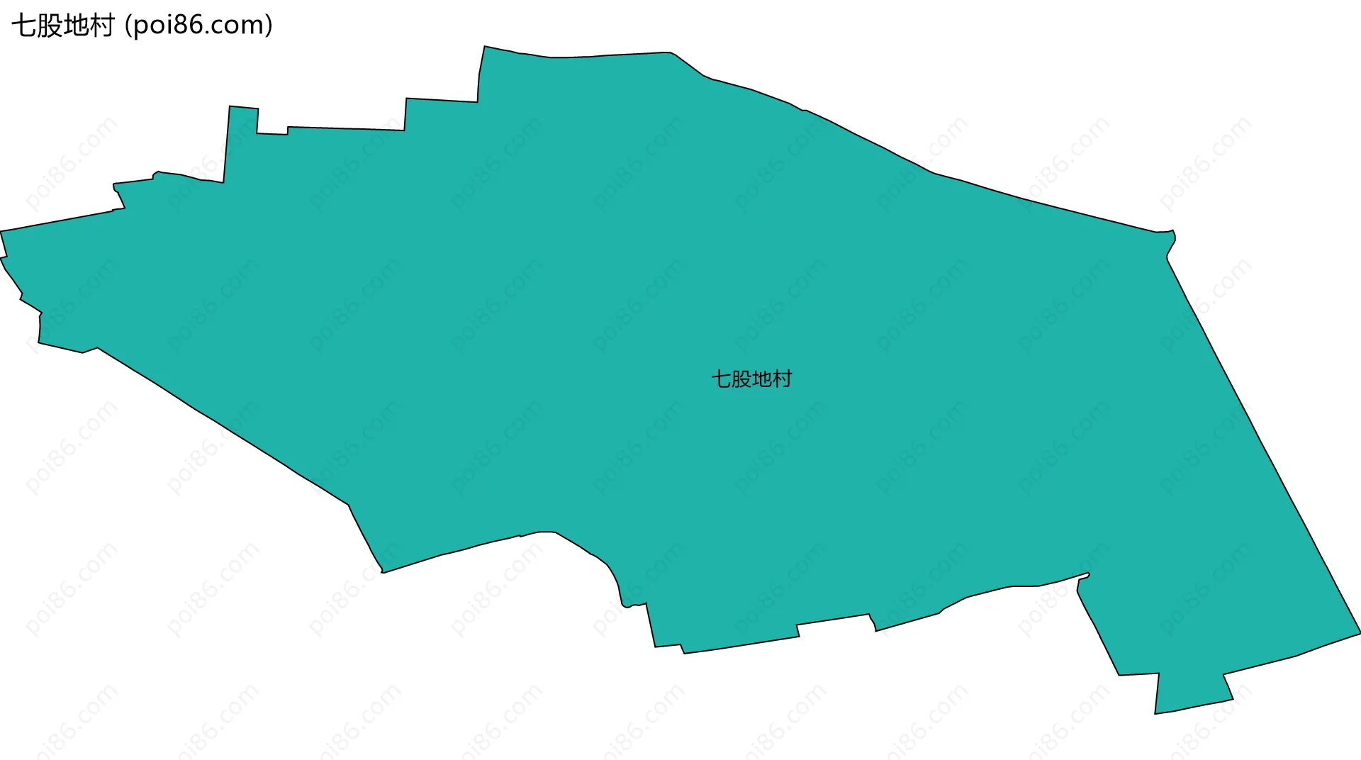 七股地村边界地图