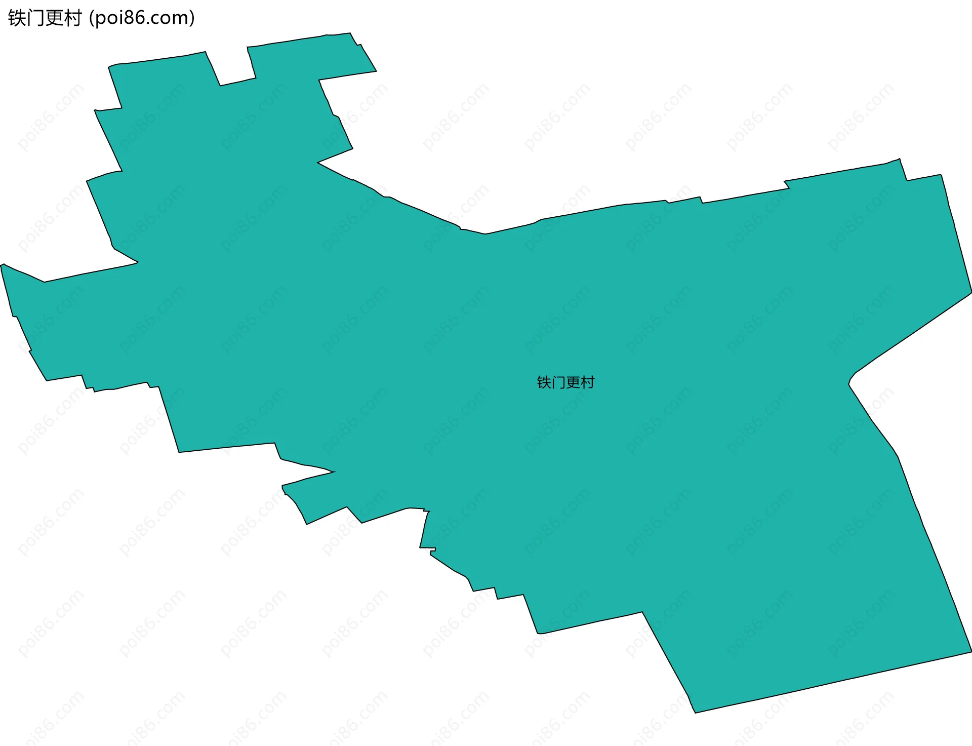 铁门更村边界地图