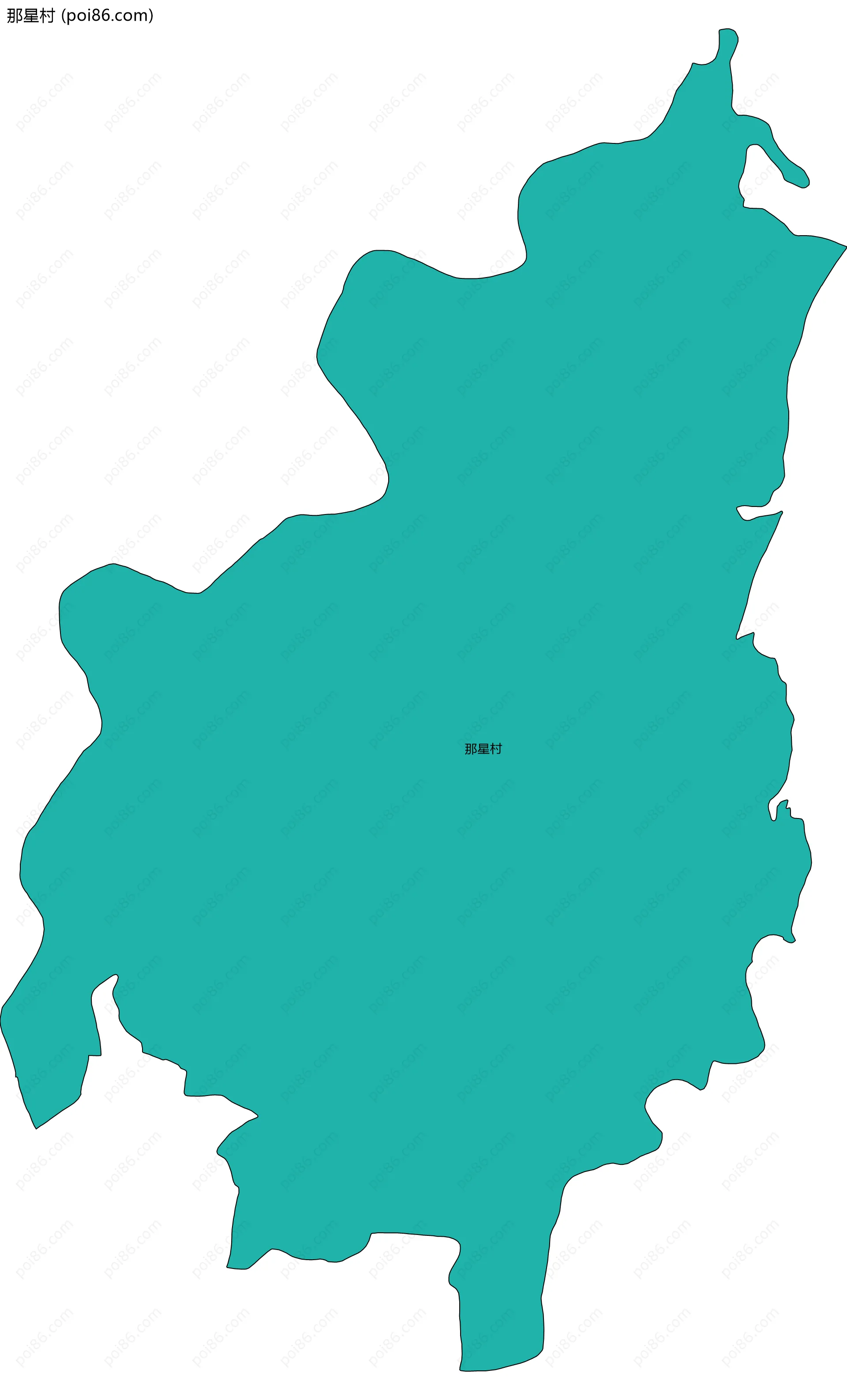 那星村边界地图