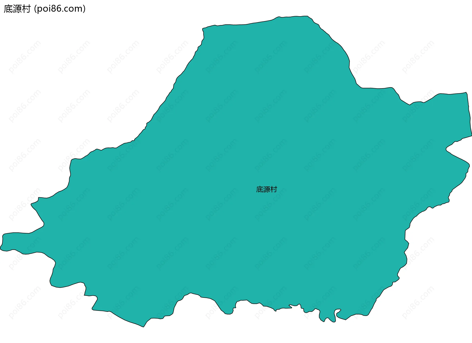 底源村边界地图