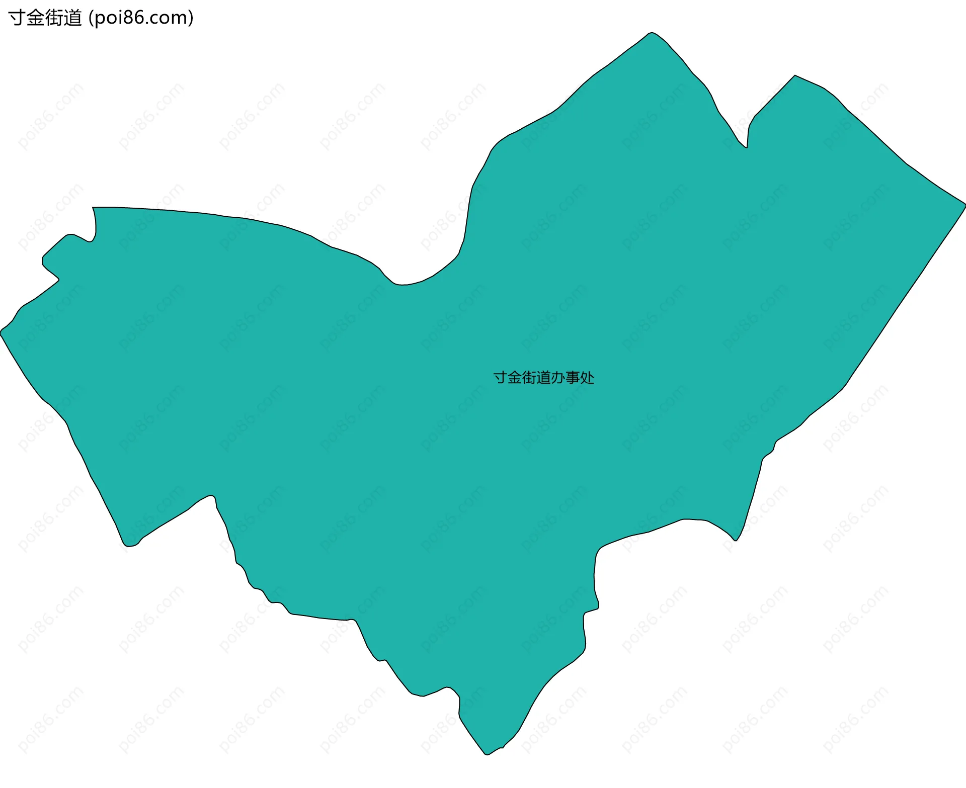 寸金街道边界地图(五级行政区划)