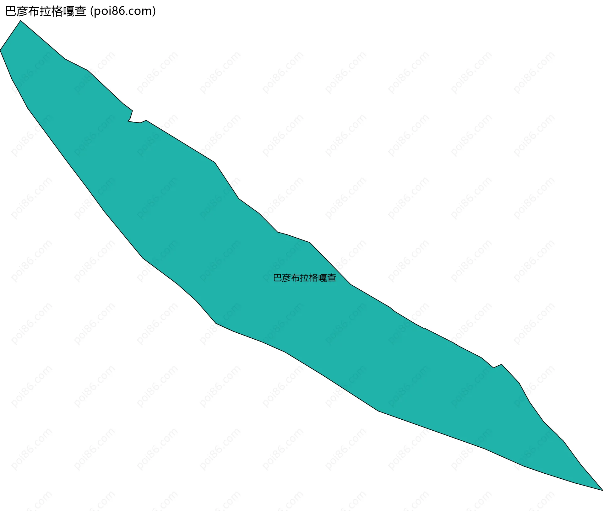 巴彦布拉格嘎查边界地图