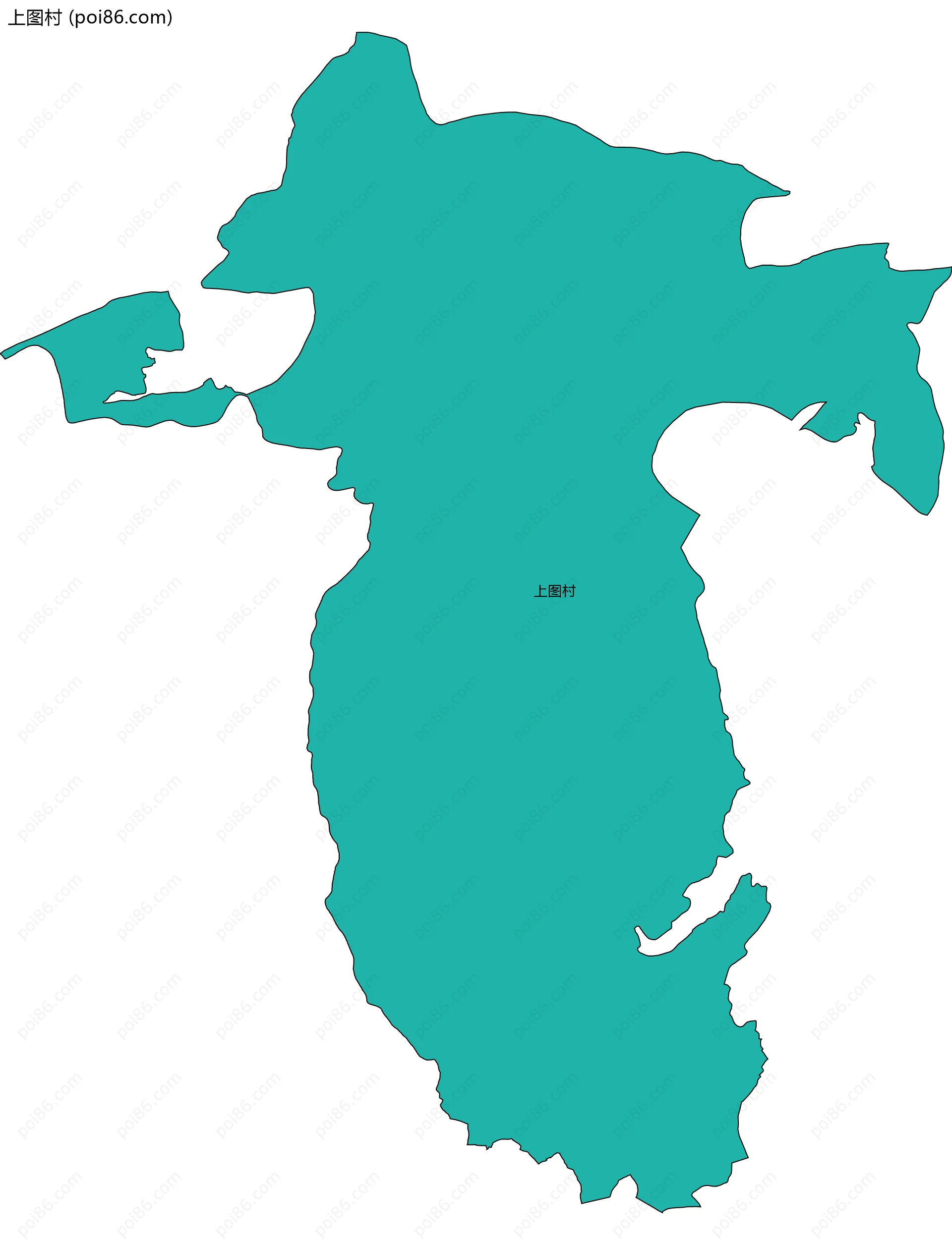 上图村边界地图