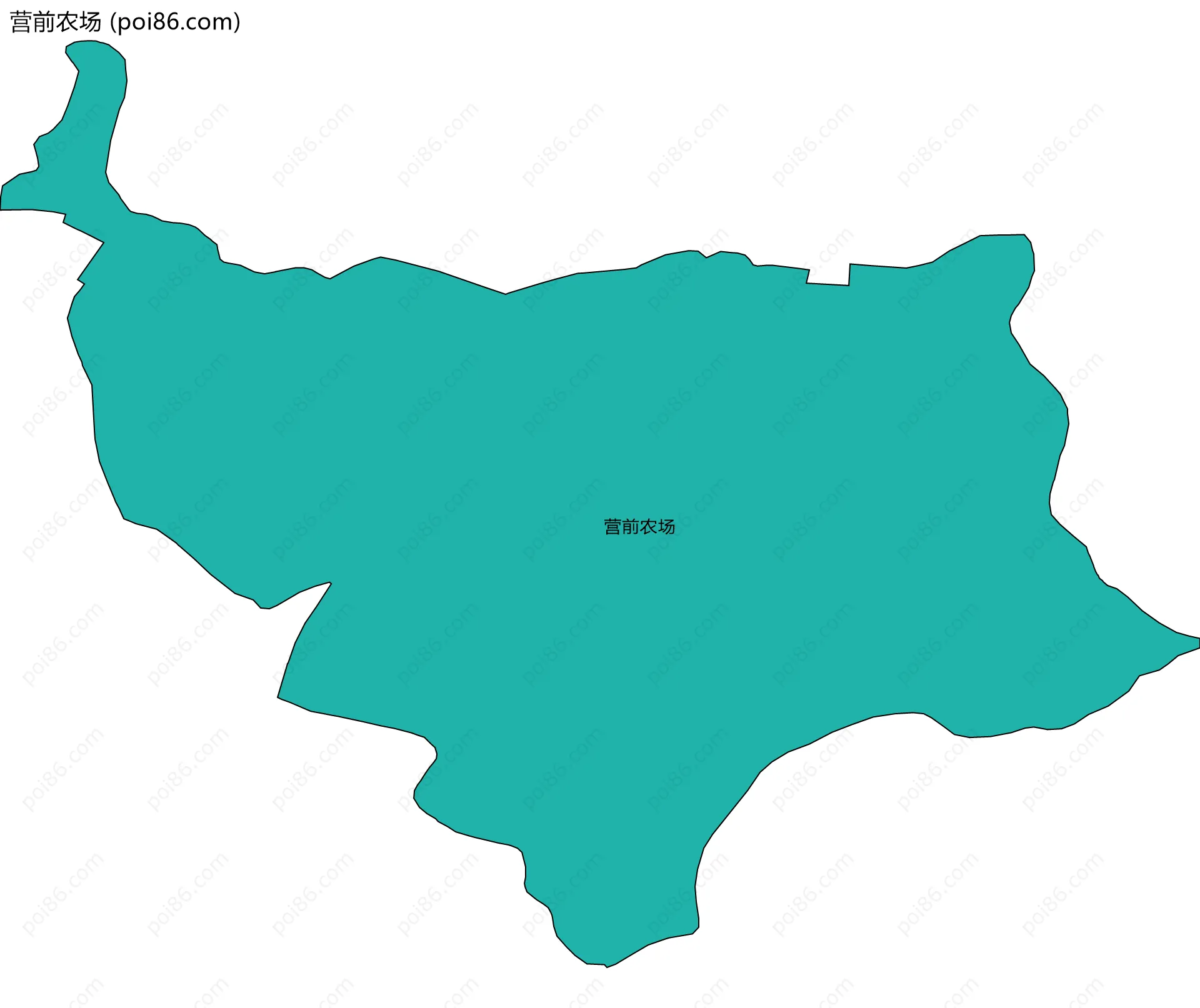 营前农场边界地图