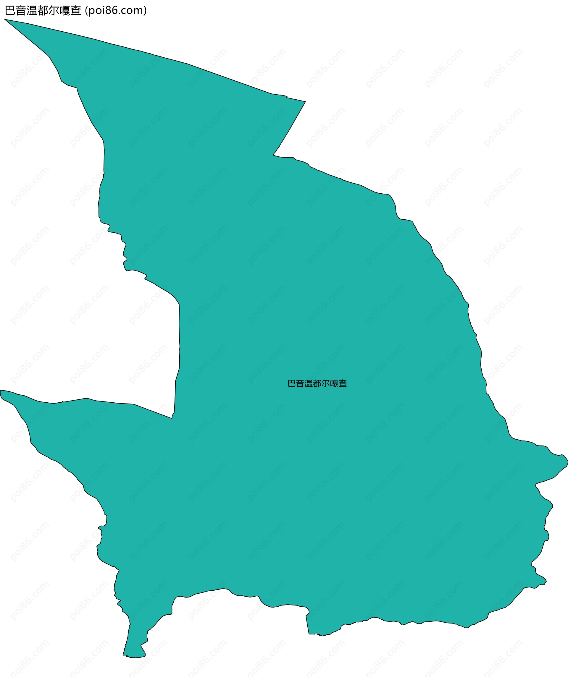 巴音温都尔嘎查边界地图