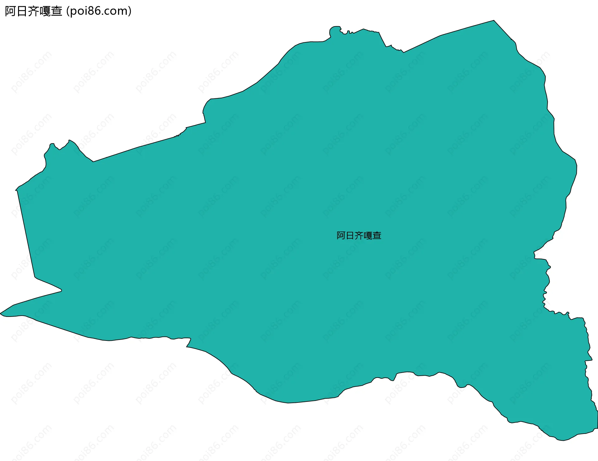 阿日齐嘎查边界地图
