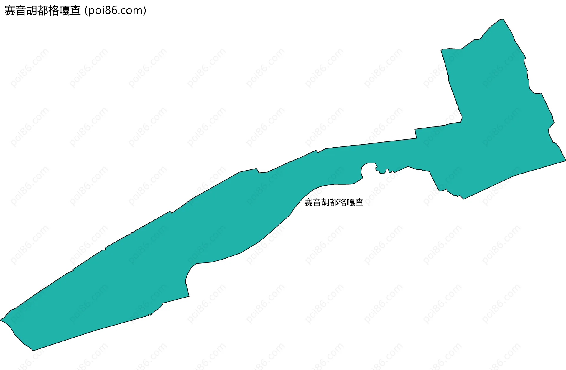 赛音胡都格嘎查边界地图