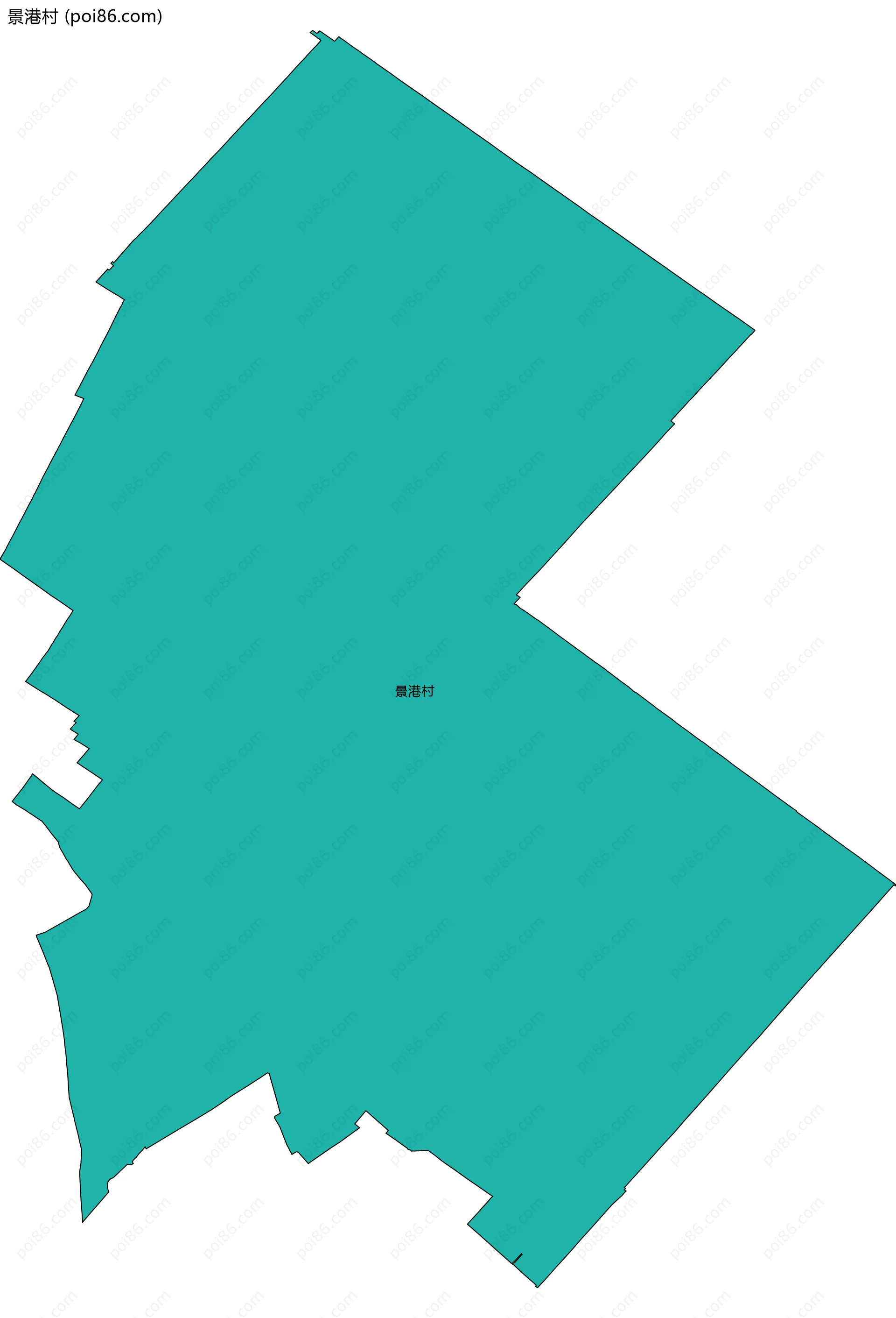 景港村边界地图