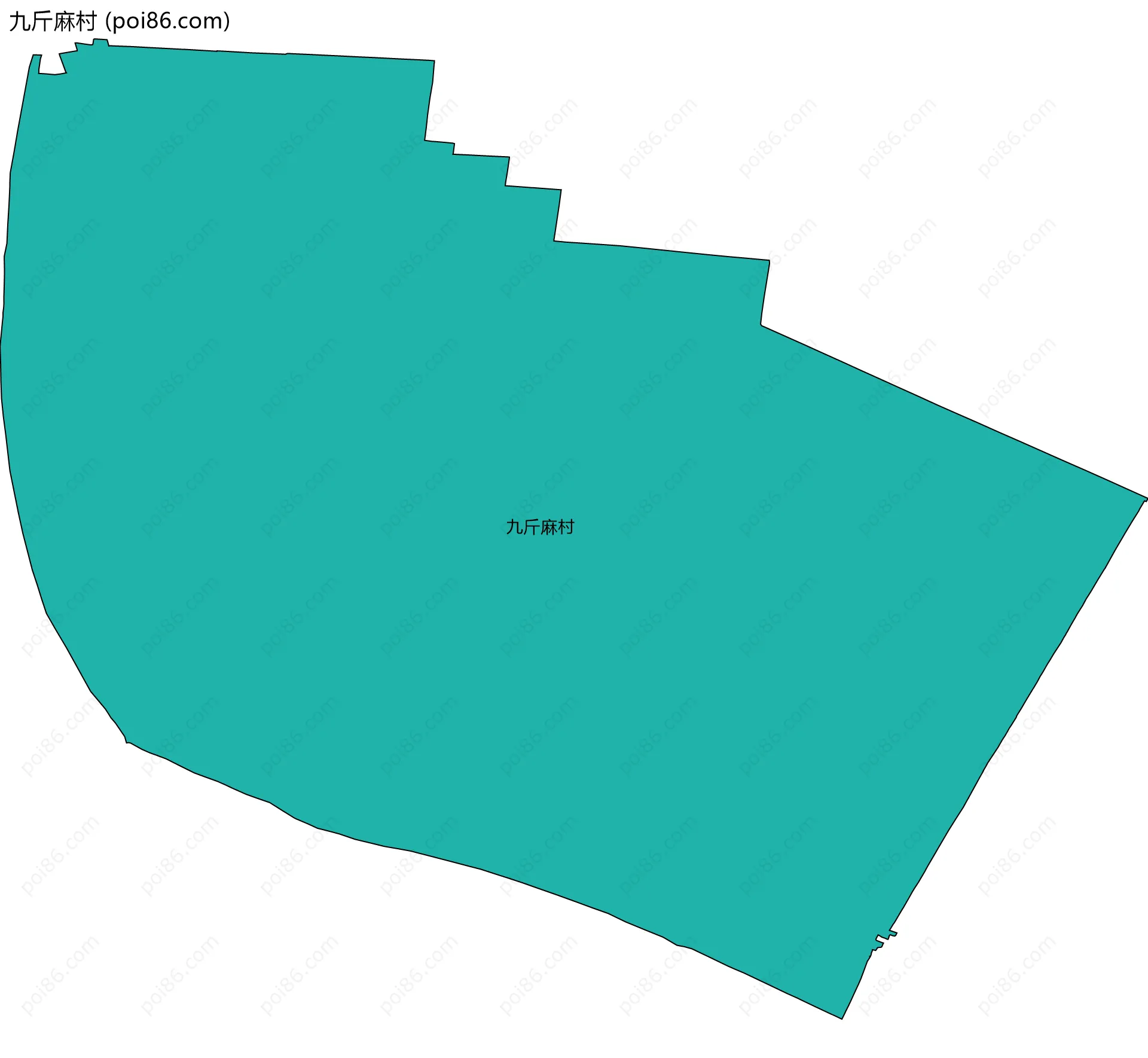九斤麻村边界地图