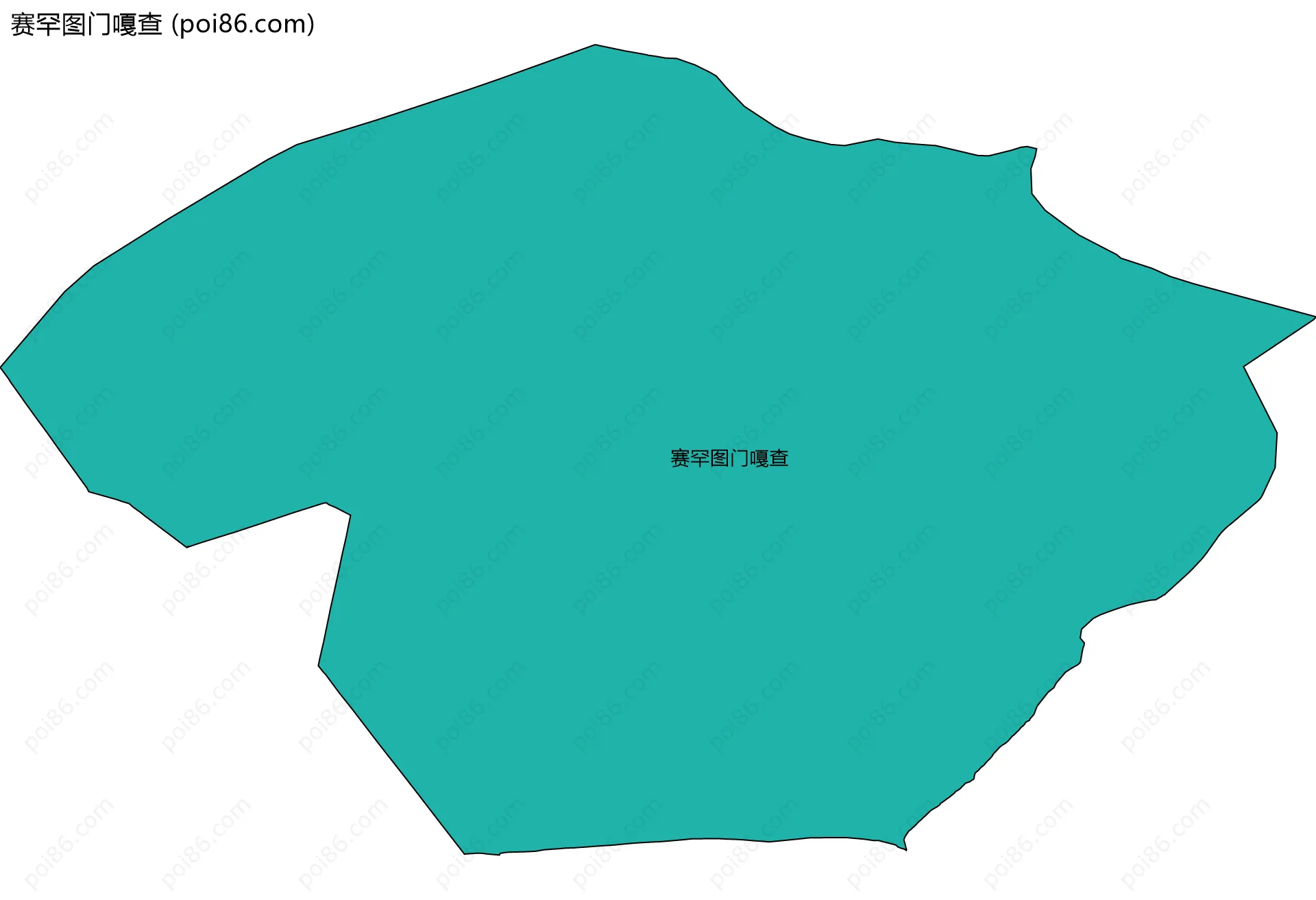 赛罕图门嘎查边界地图