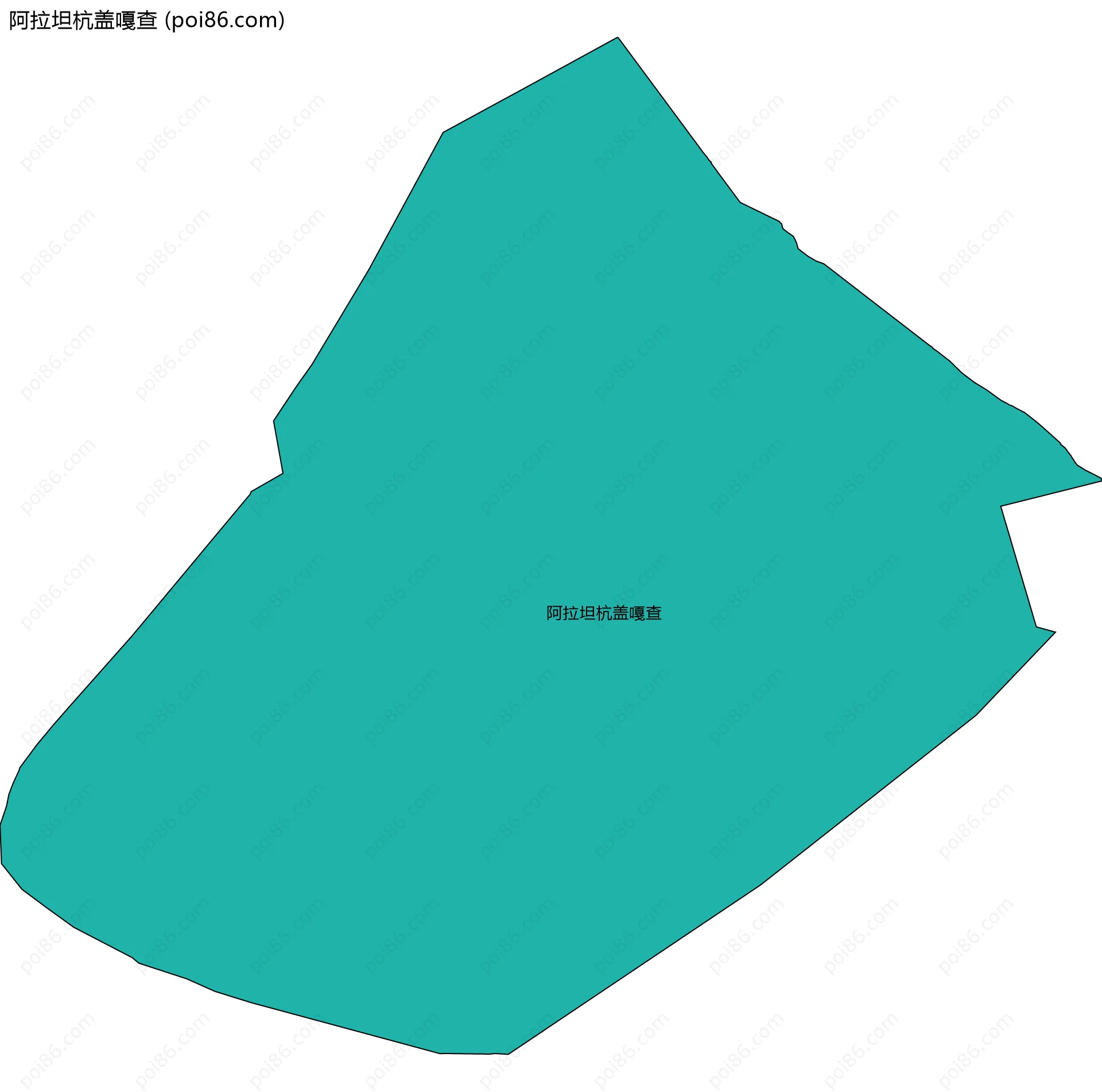 阿拉坦杭盖嘎查边界地图