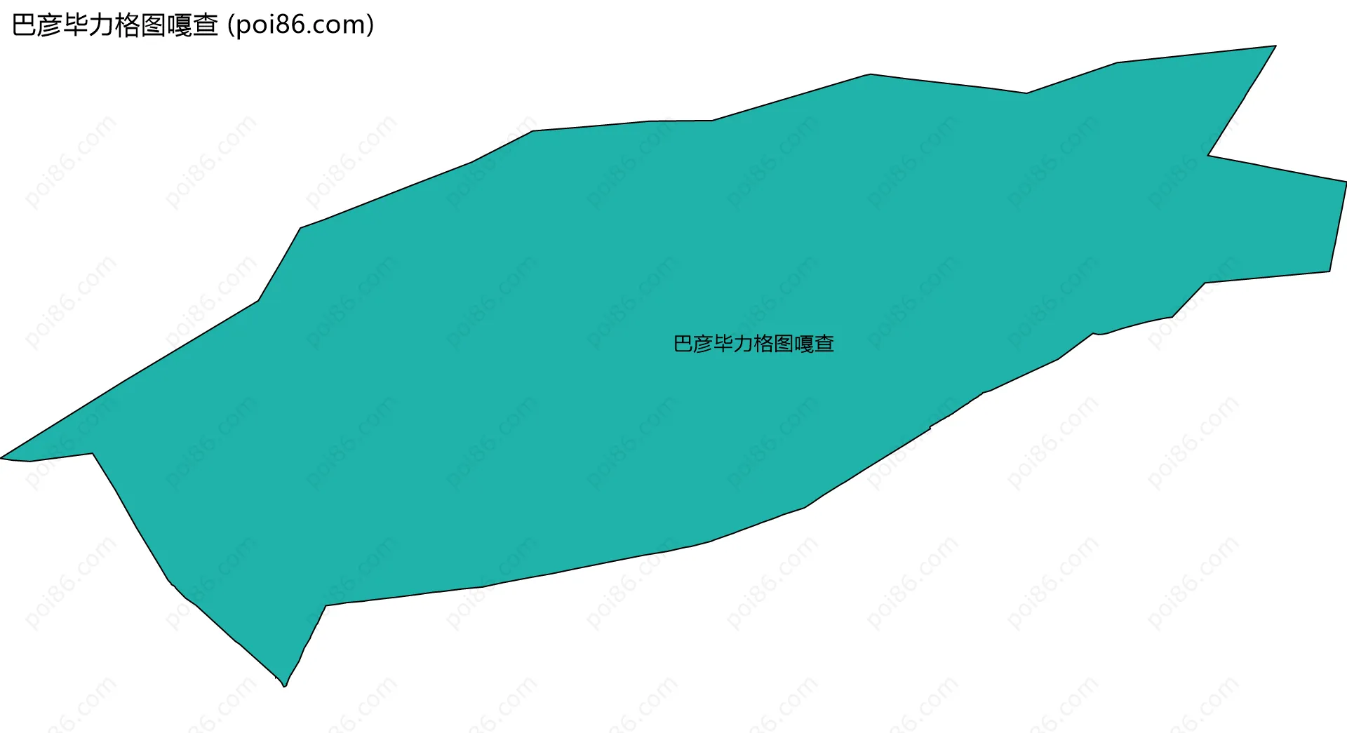 巴彦毕力格图嘎查边界地图