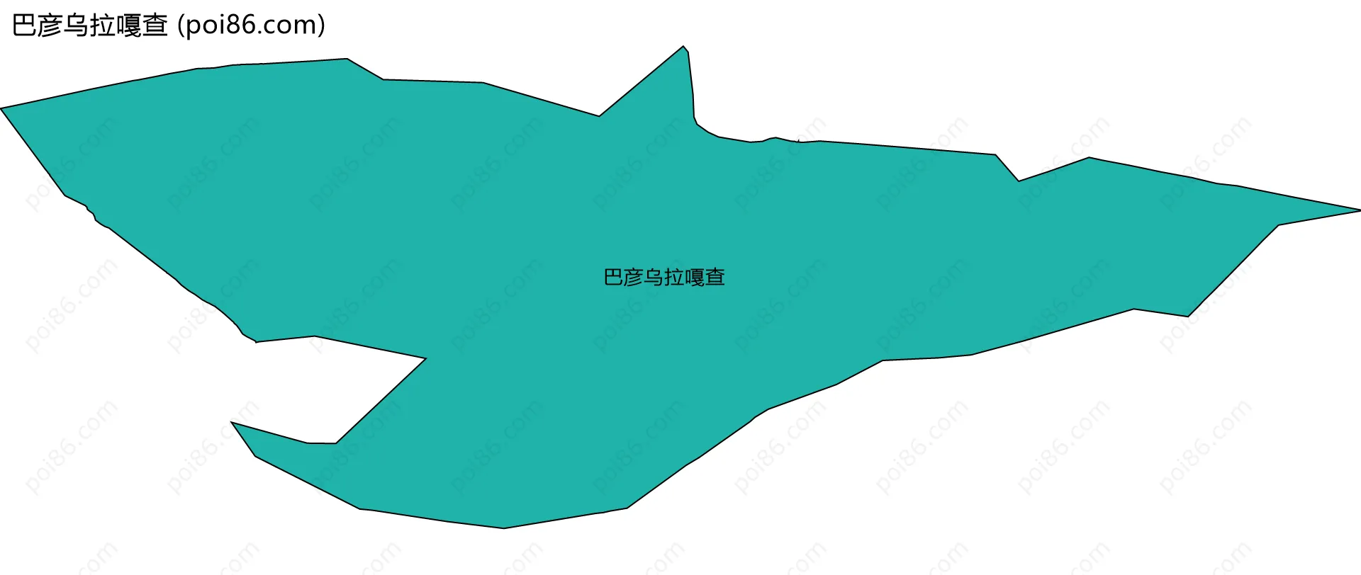 巴彦乌拉嘎查边界地图