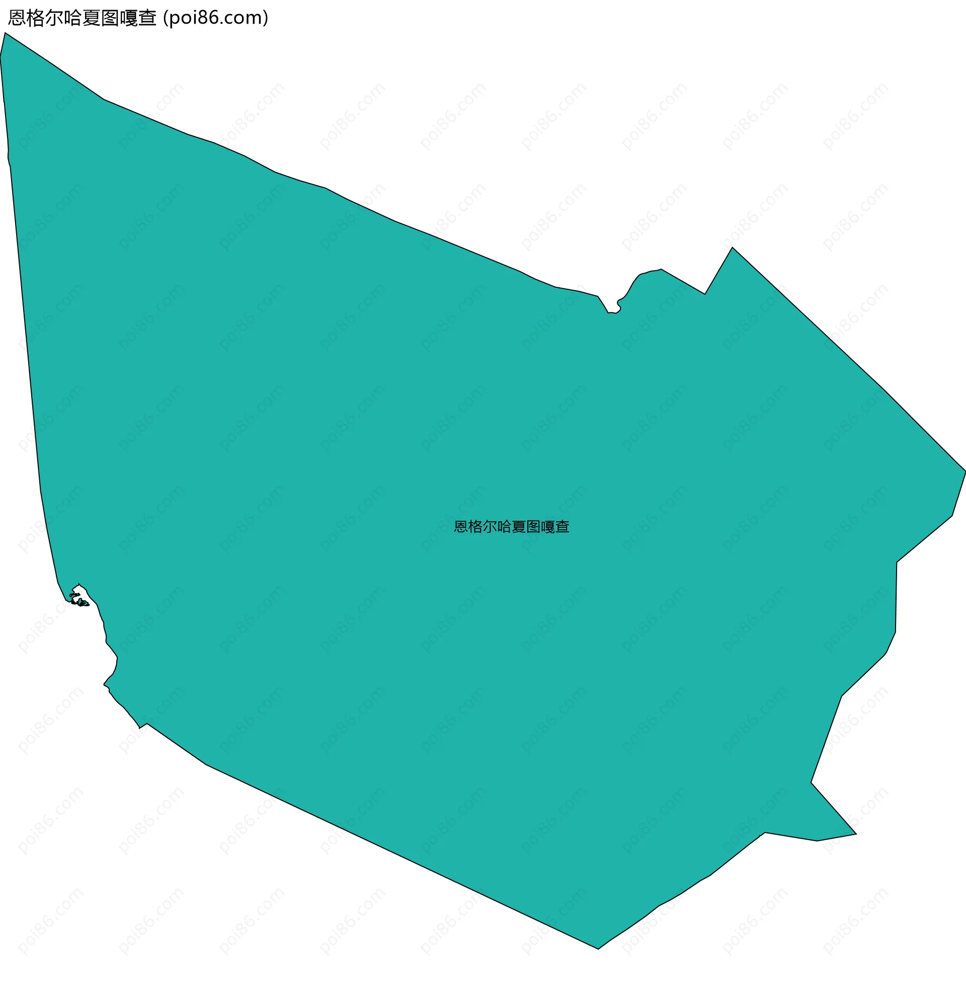恩格尔哈夏图嘎查边界地图