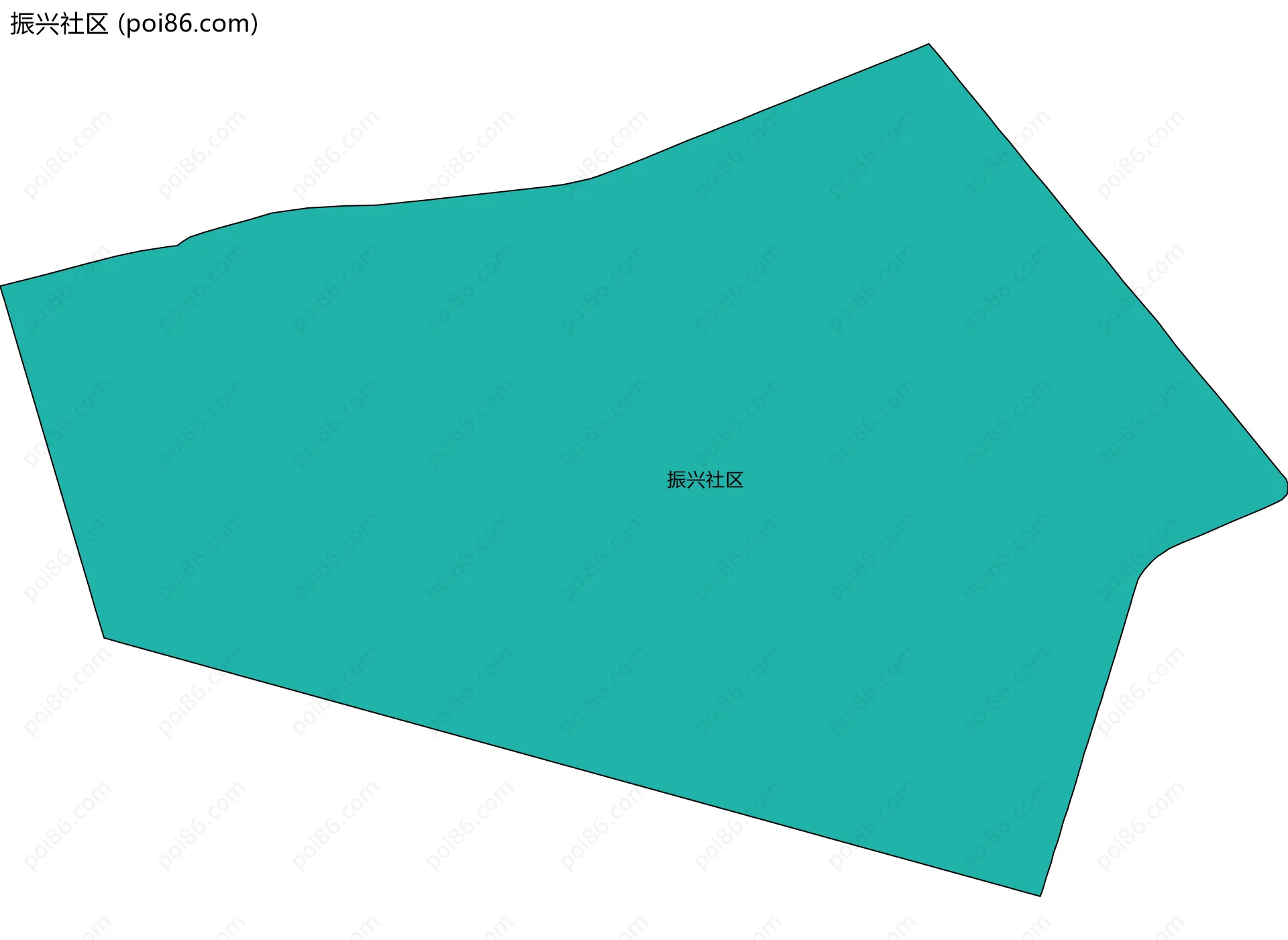 振兴社区边界地图