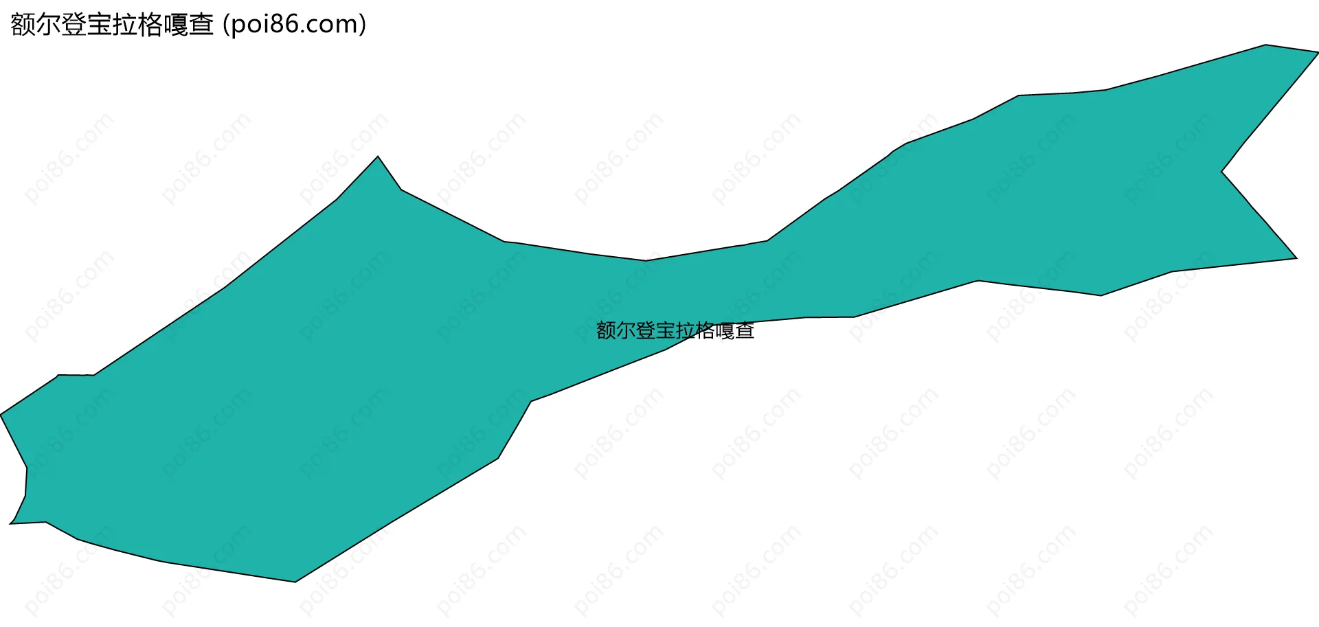 额尔登宝拉格嘎查边界地图