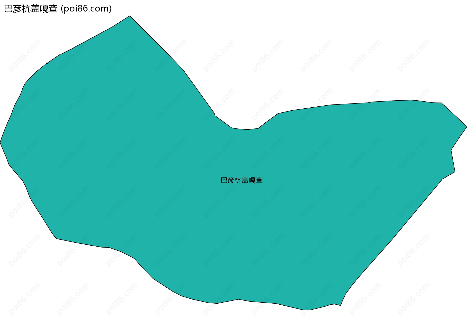 巴彦杭盖嘎查边界地图