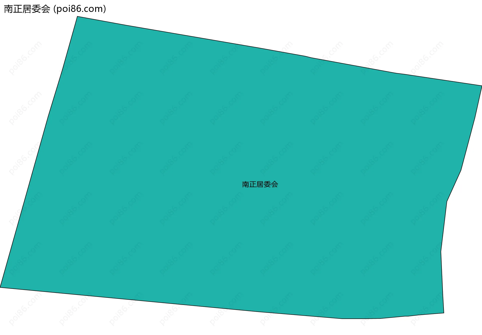 南正居委会边界地图