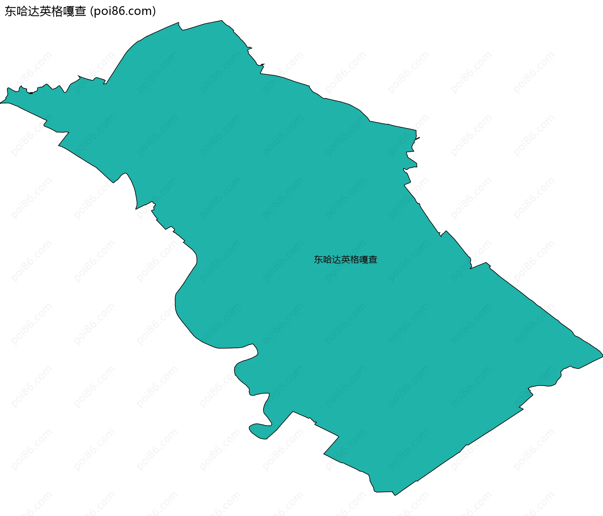 东哈达英格嘎查边界地图