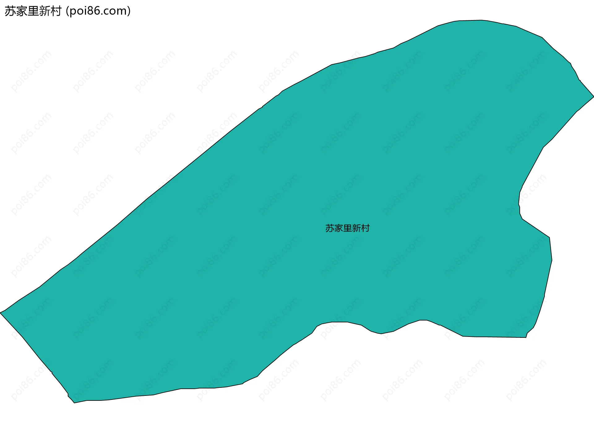 苏家里新村边界地图