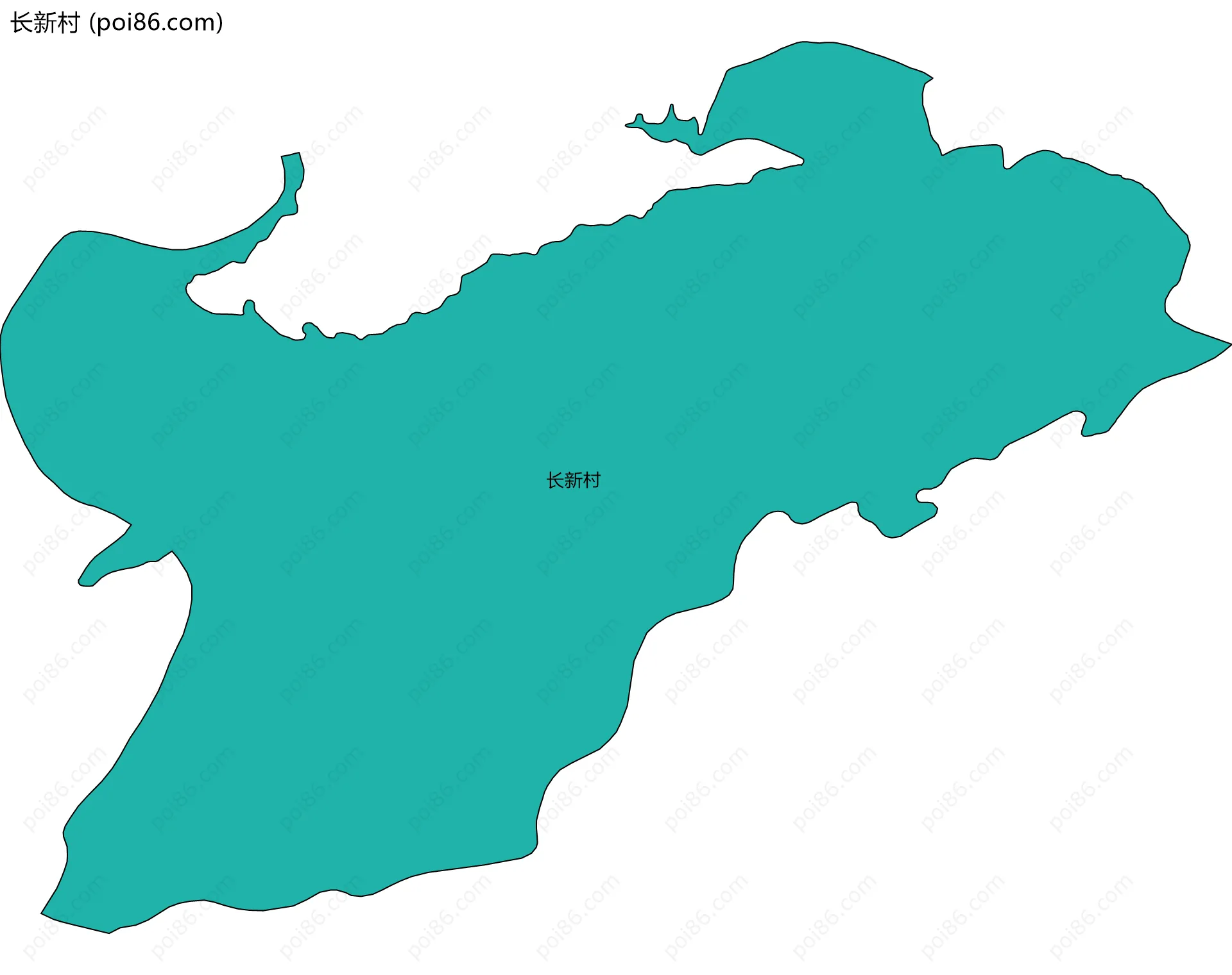 长新村边界地图