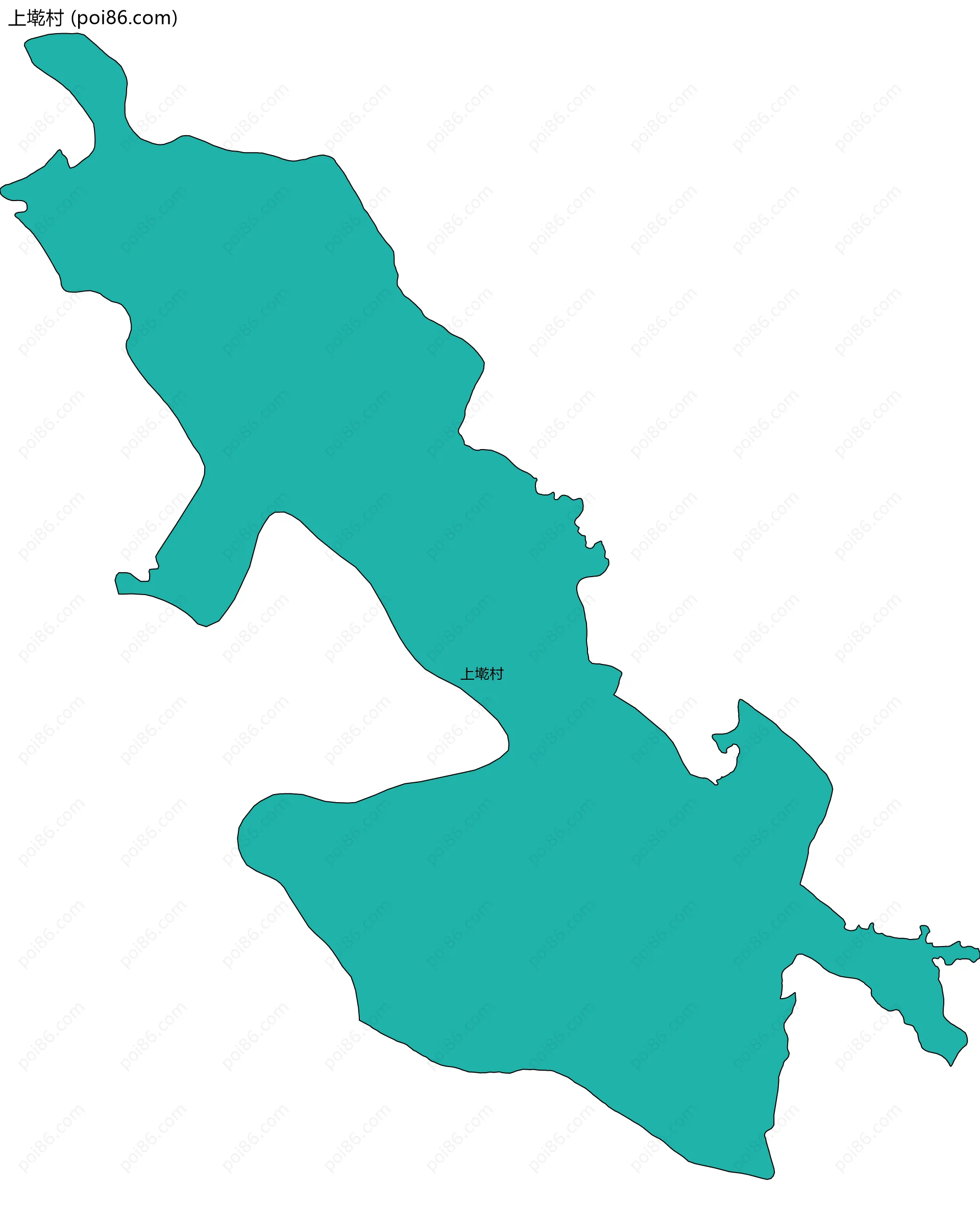 上墘村边界地图