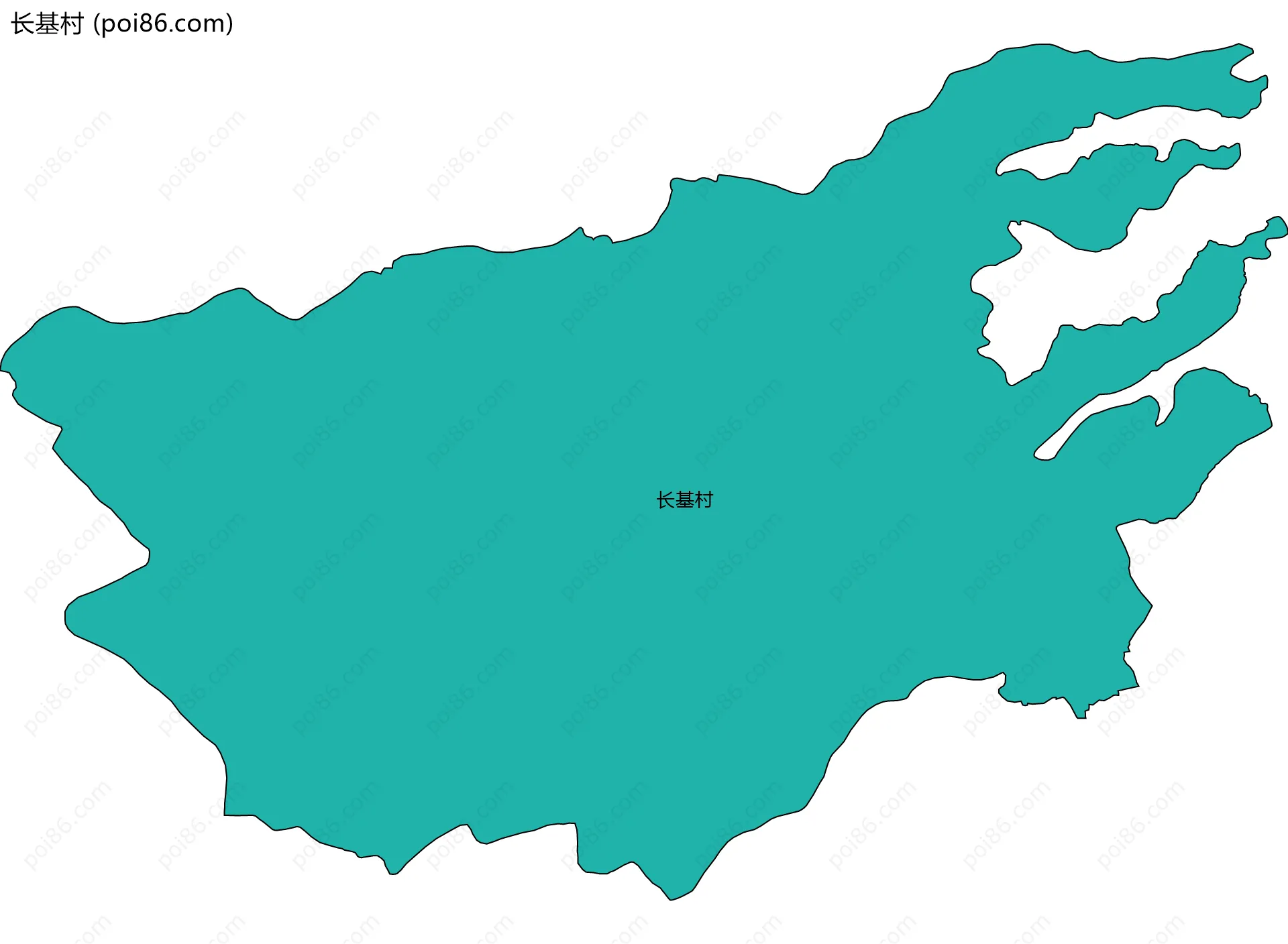 长基村边界地图