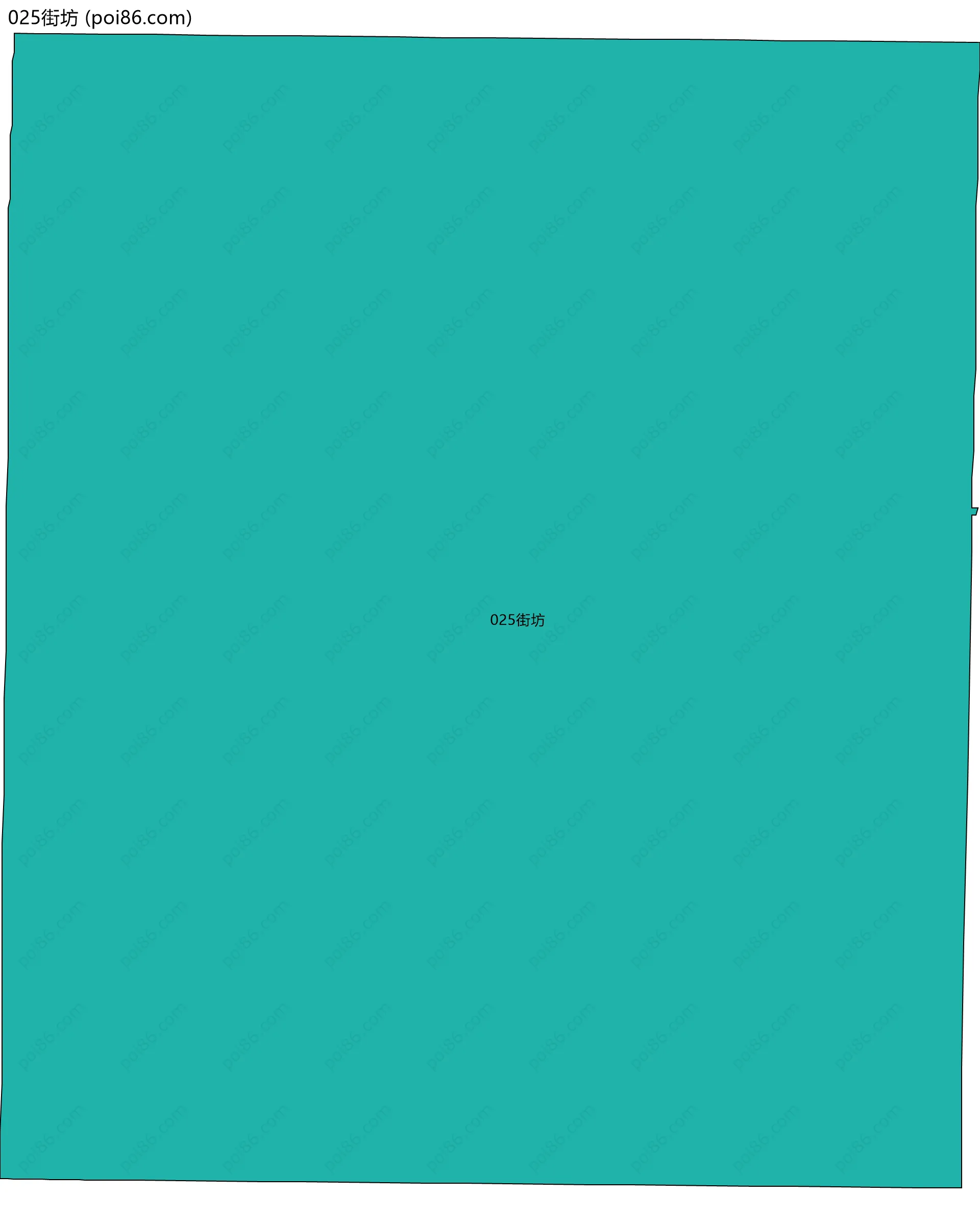 025街坊边界地图