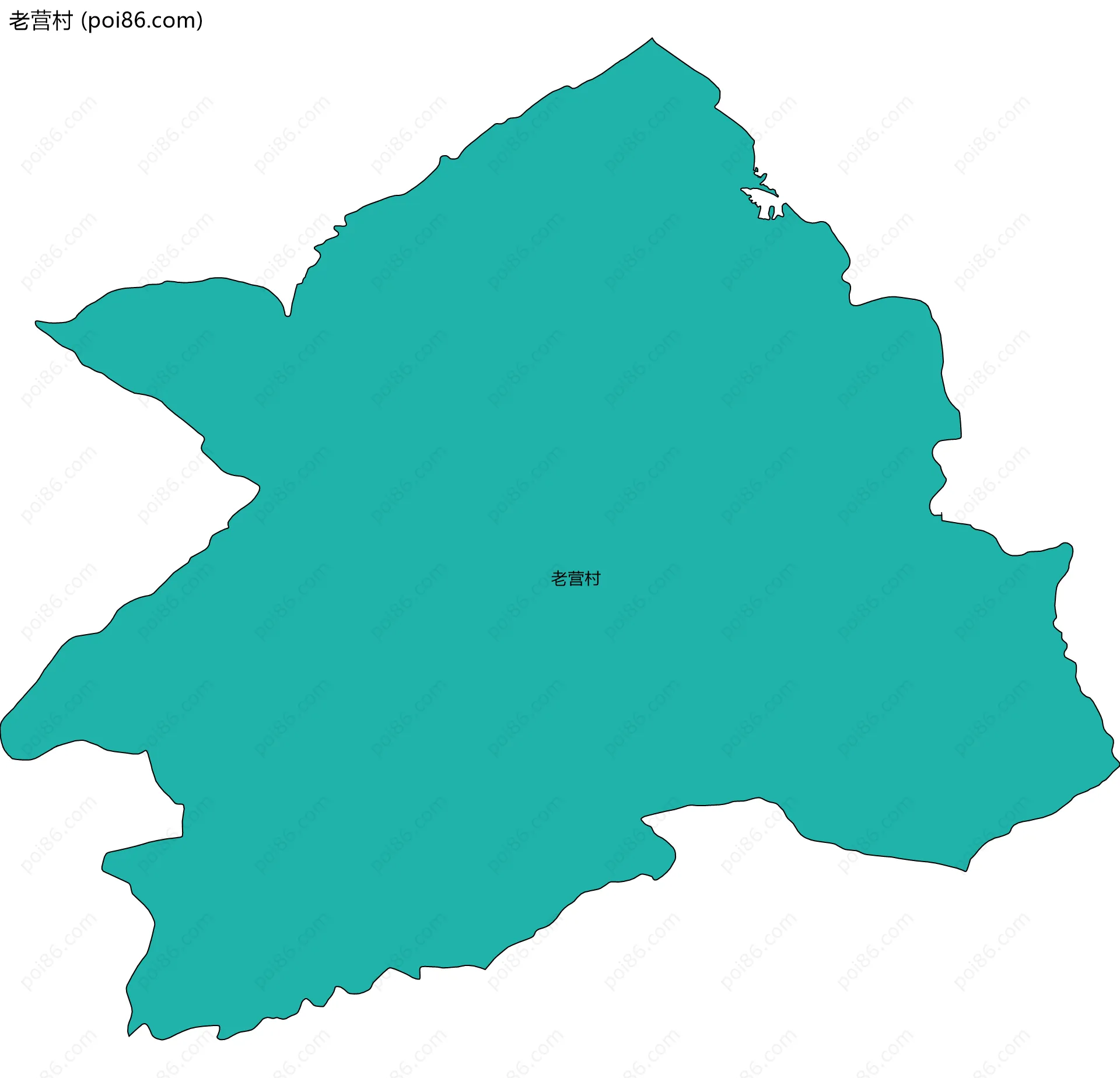 老营村边界地图