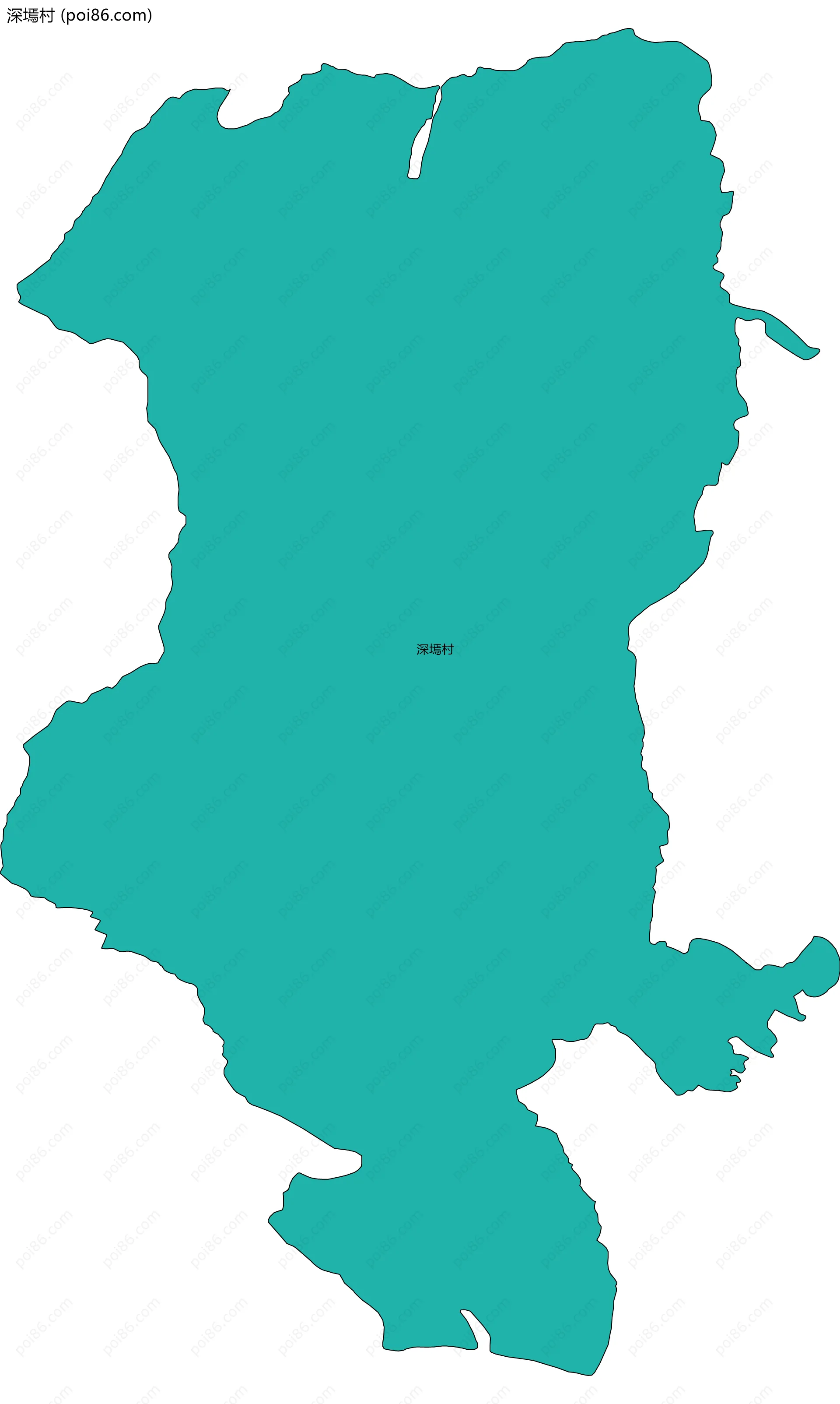 深墕村边界地图