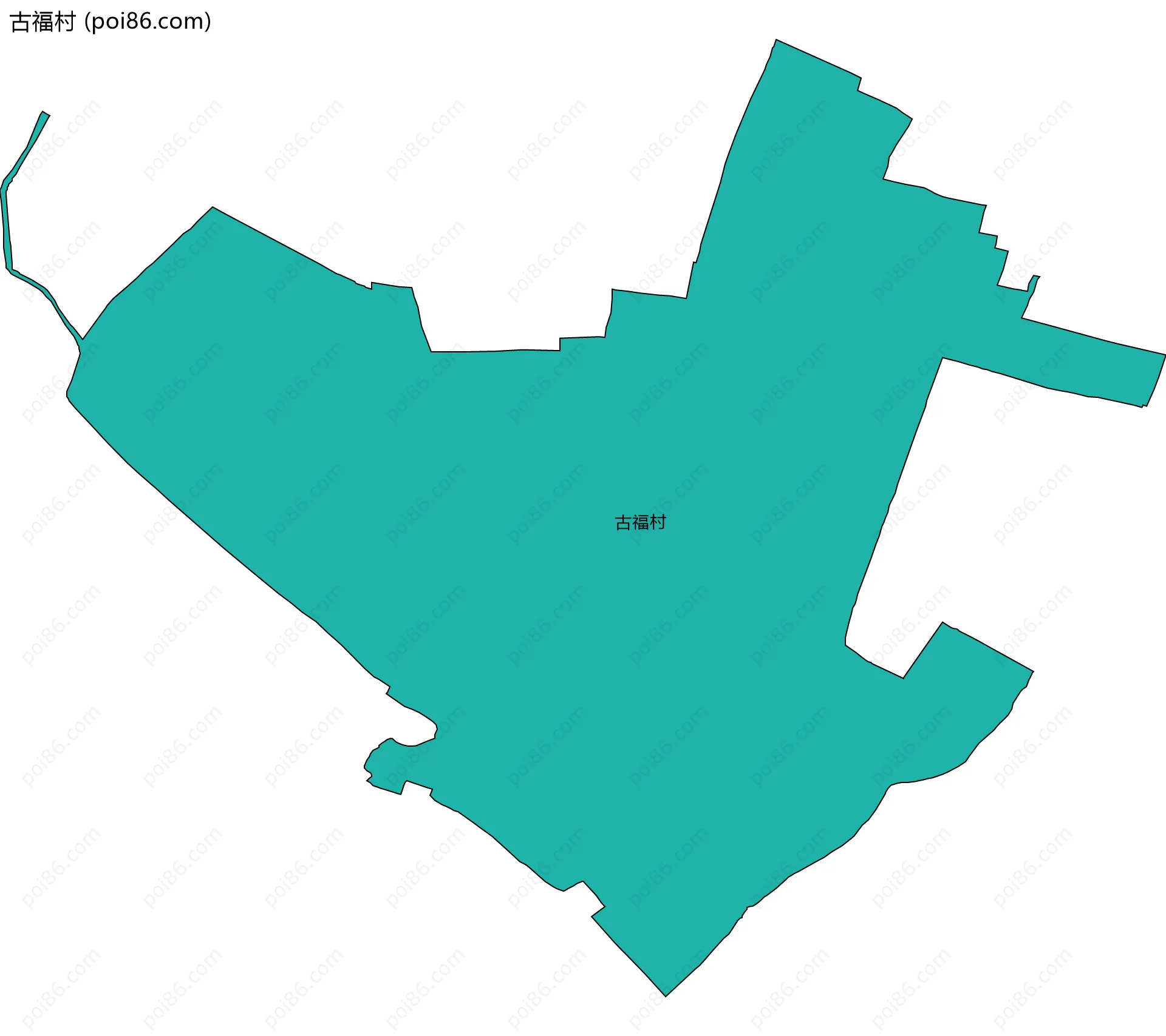 古福村边界地图