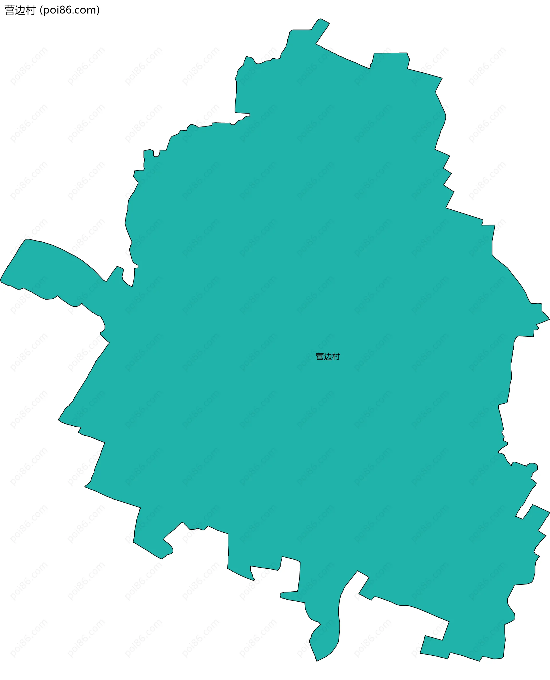 营边村边界地图