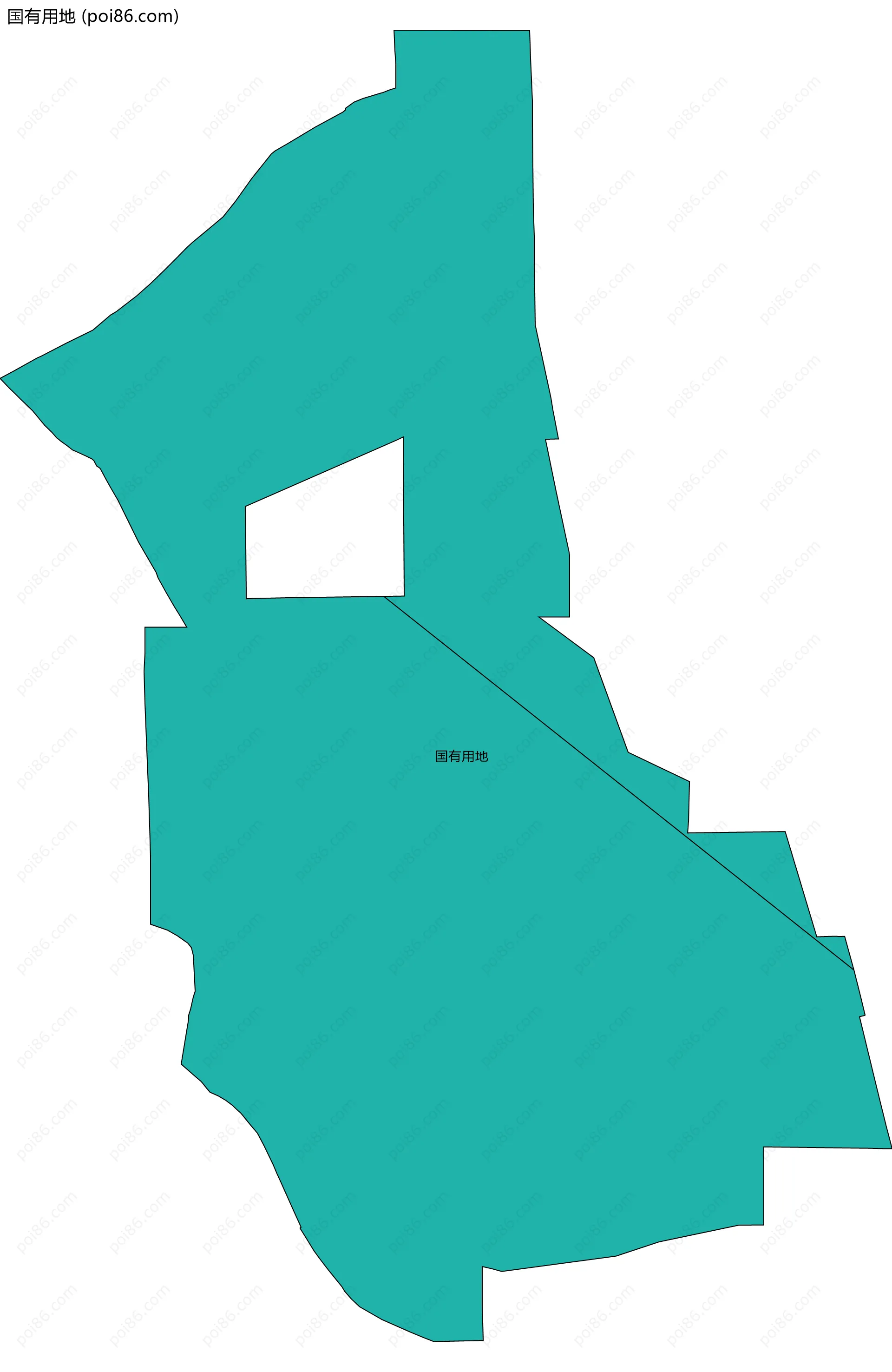 国有用地边界地图