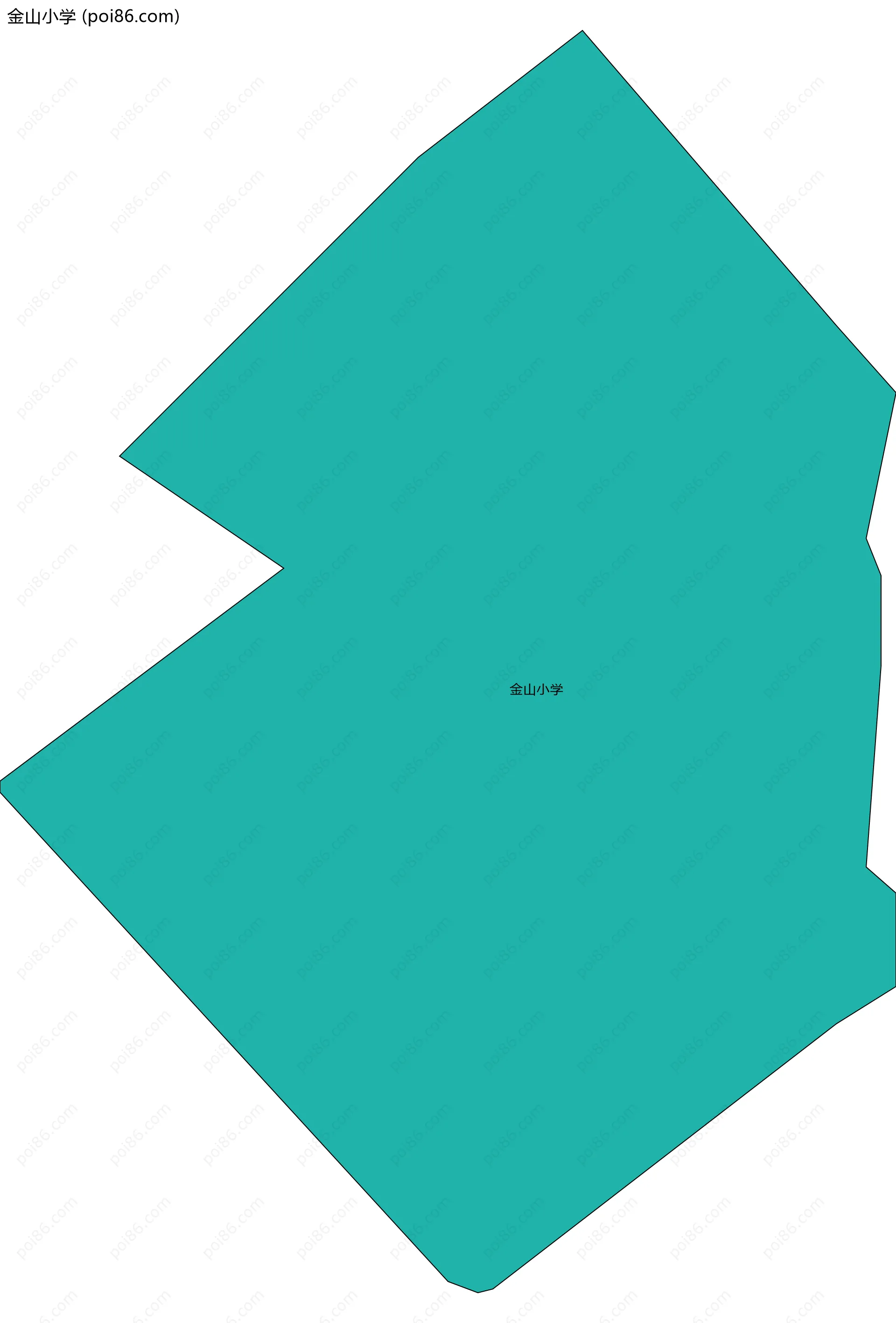 金山小学边界地图