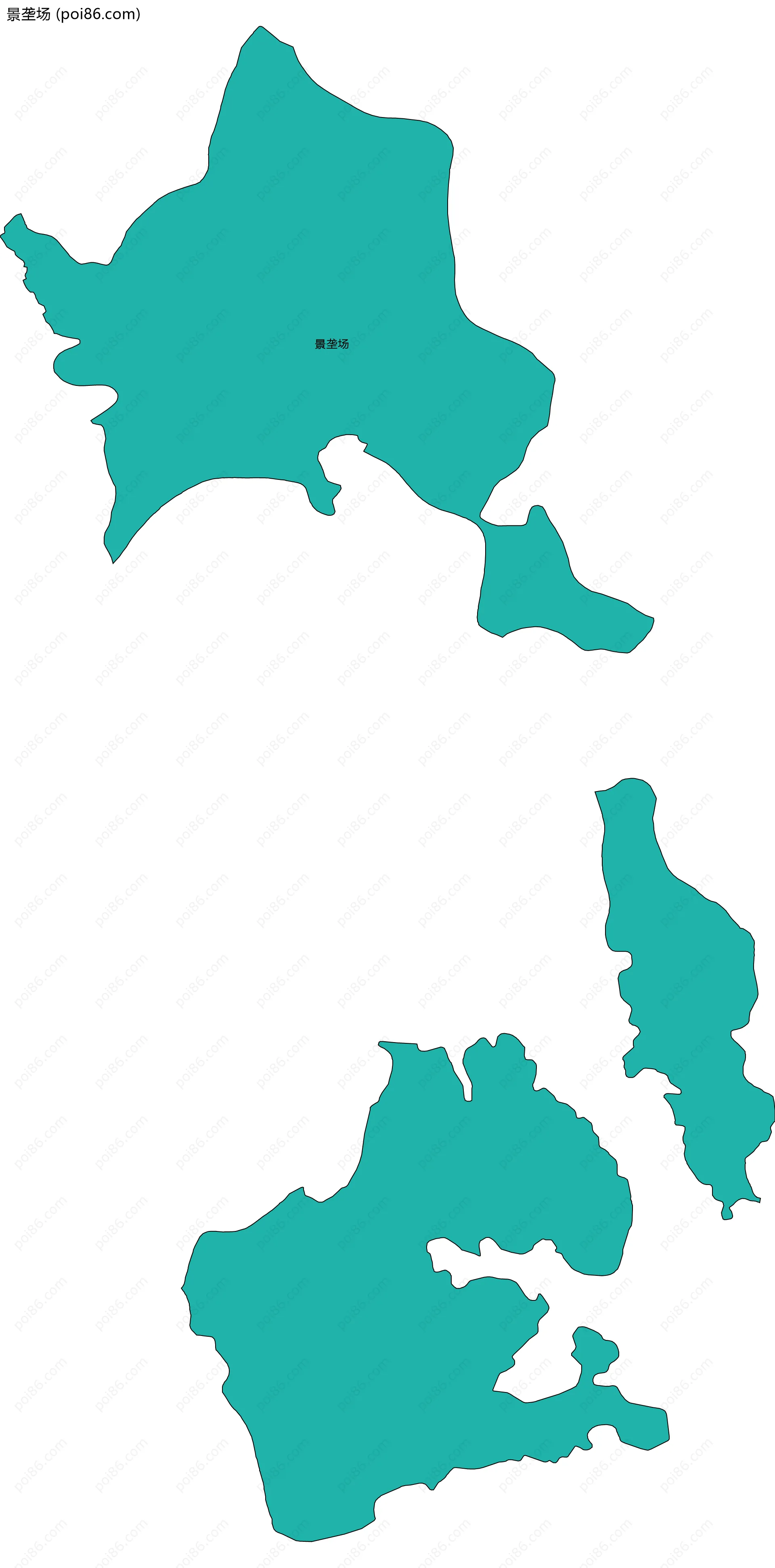 景垄场边界地图