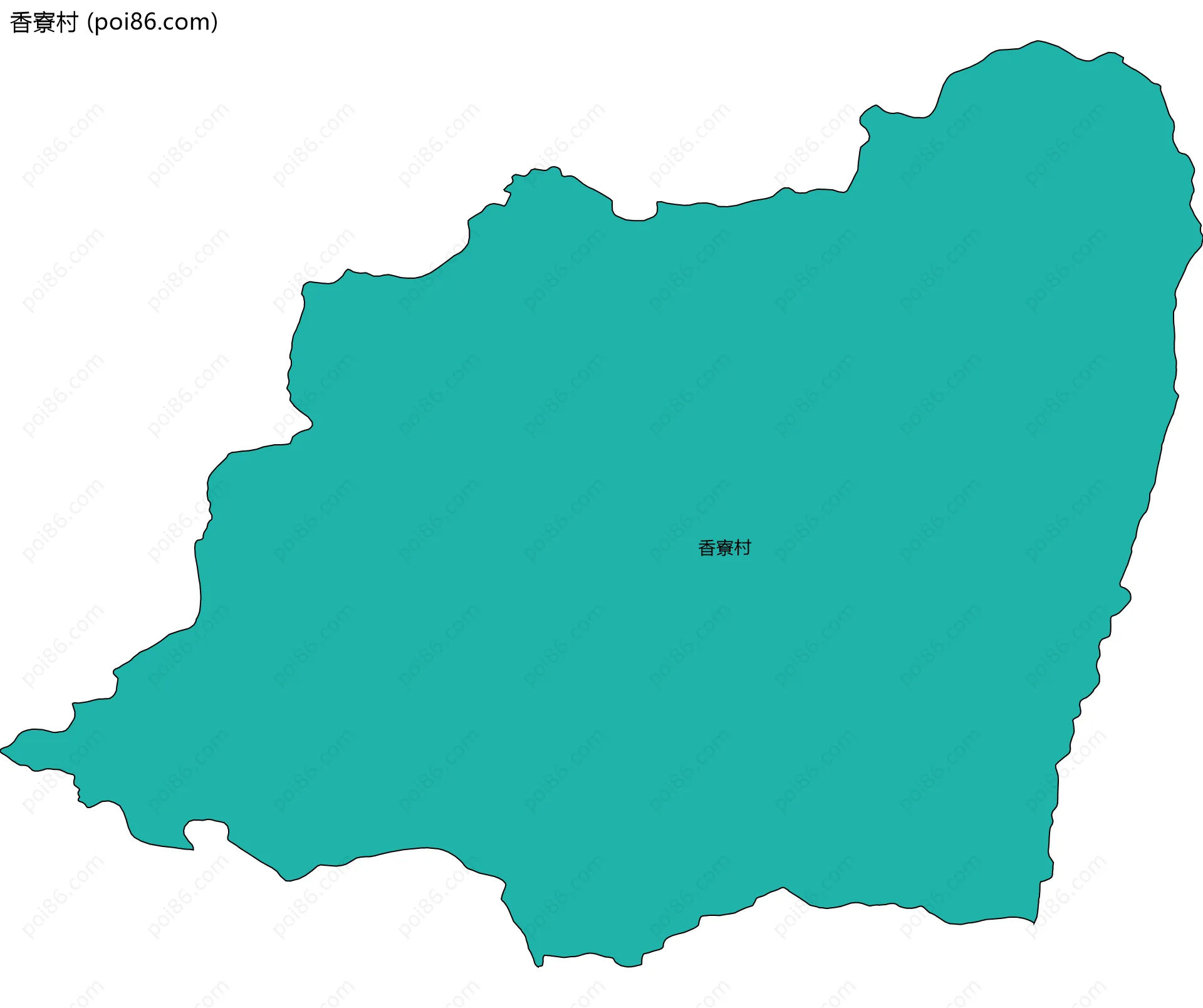 香寮村边界地图