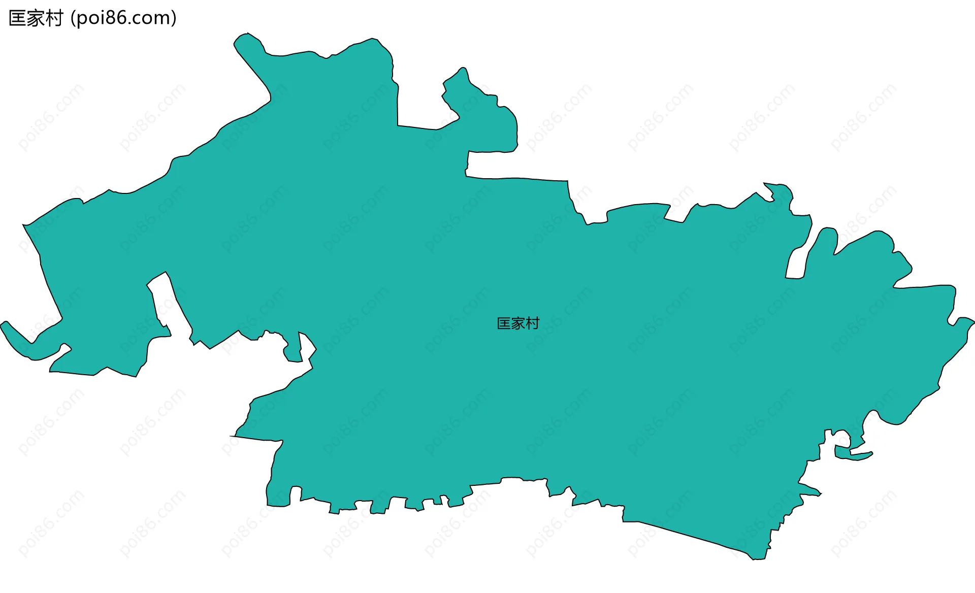 匡家村边界地图