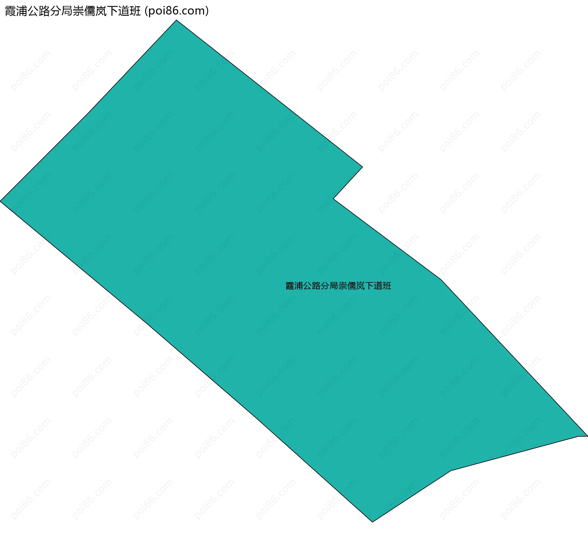 霞浦公路分局崇儒岚下道班边界地图