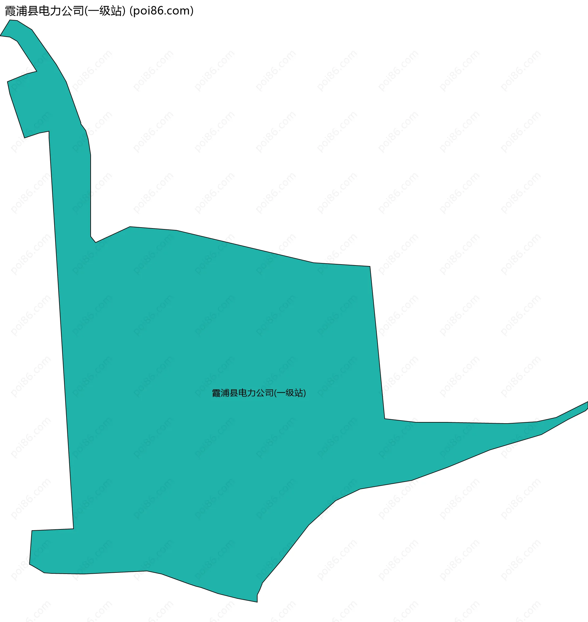 霞浦县电力公司(一级站)边界地图