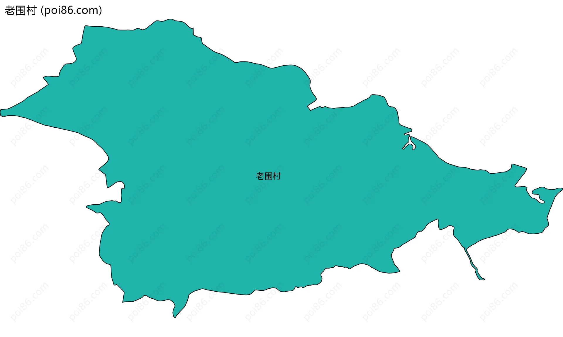 老围村边界地图